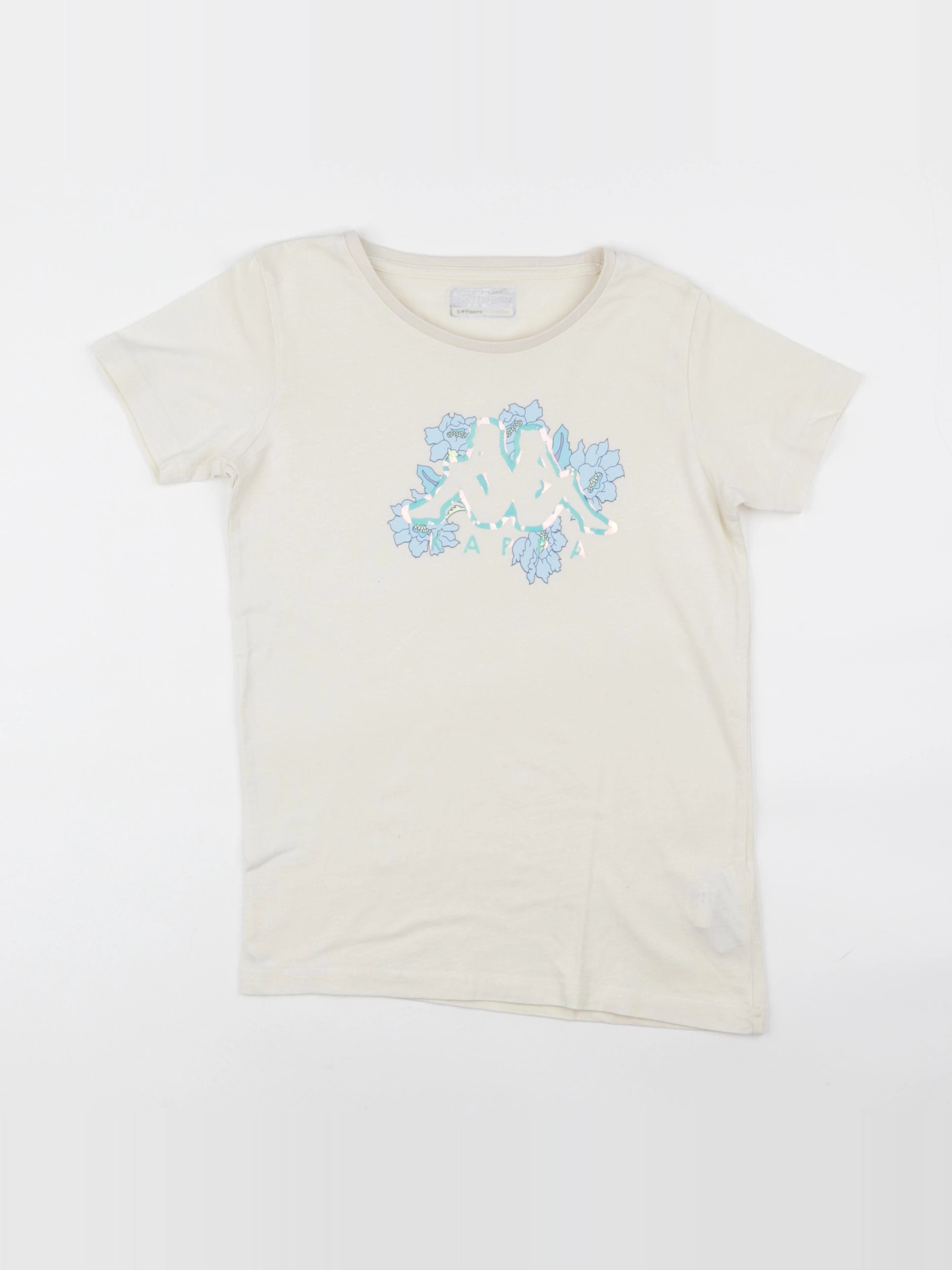Kappa - tee-shirt beige - 14 ans