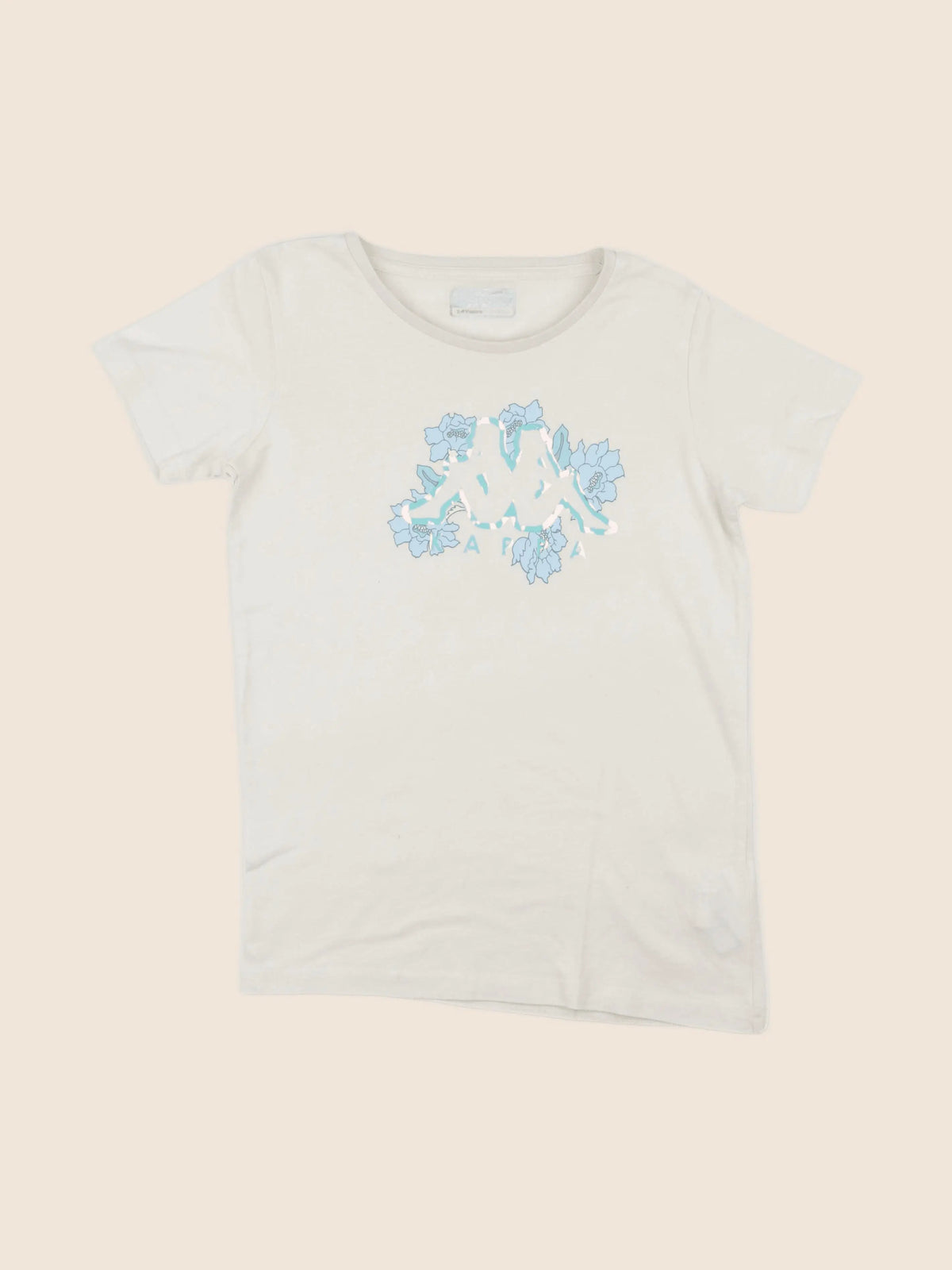 Kappa - tee-shirt beige - 14 ans