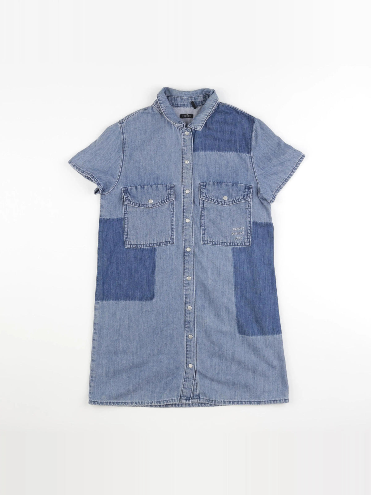 IKKS - robe bleu - 10 ans
