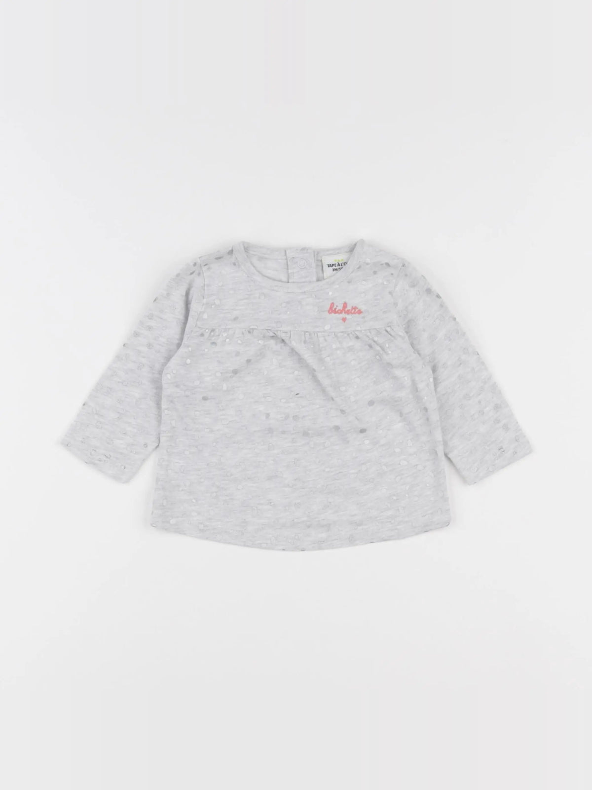 Tape à l'oeil - tee-shirt gris - 3 mois