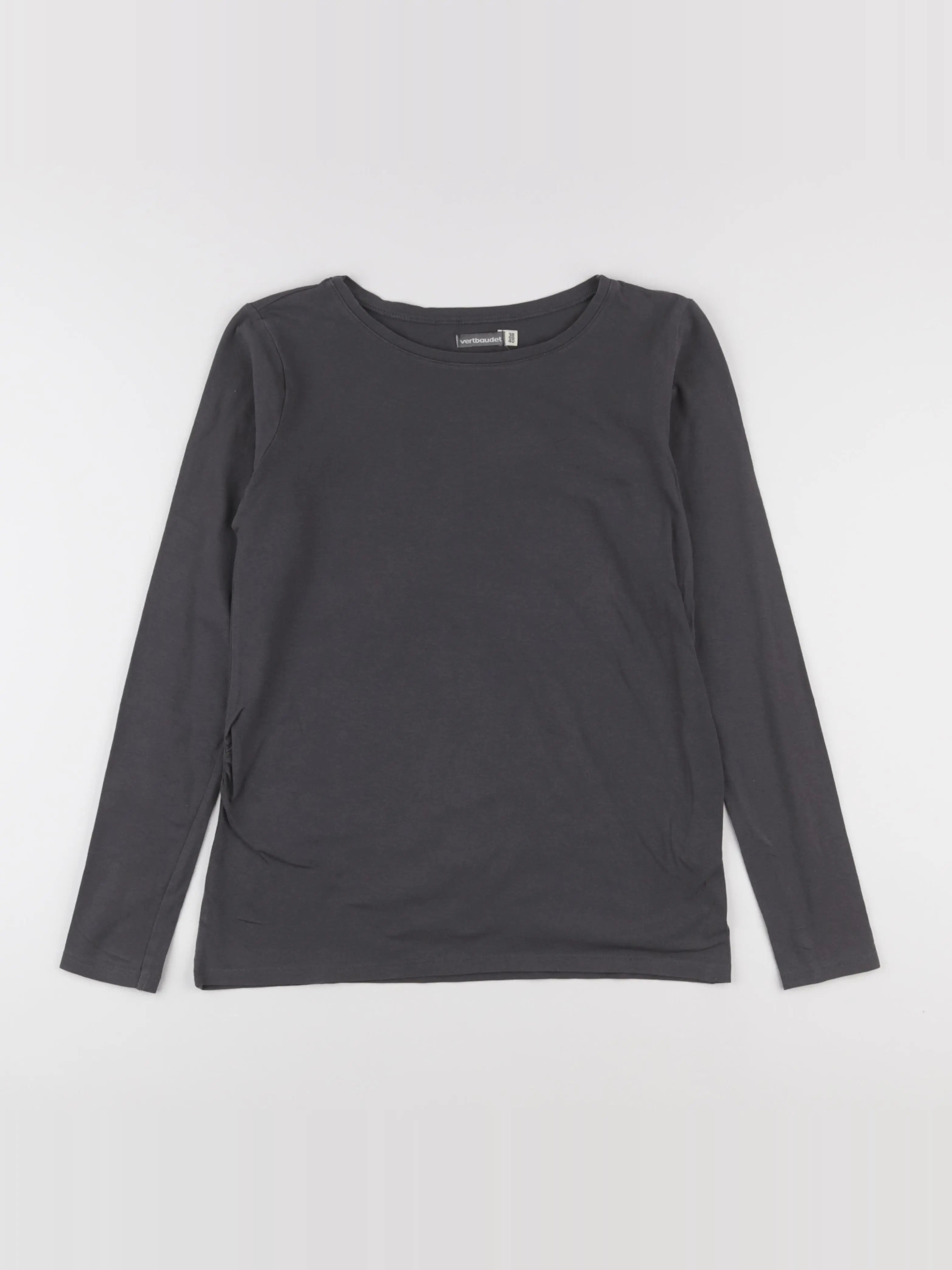 Vertbaudet - tee-shirt grossesse gris - 38 à 40