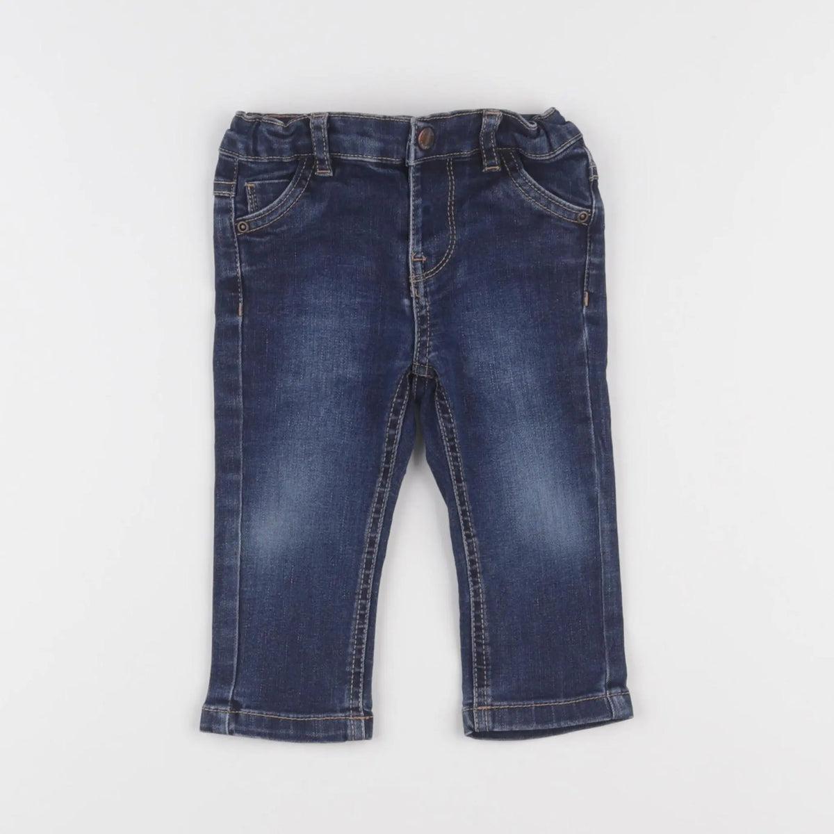 Vertbaudet - jean bleu - 12 mois