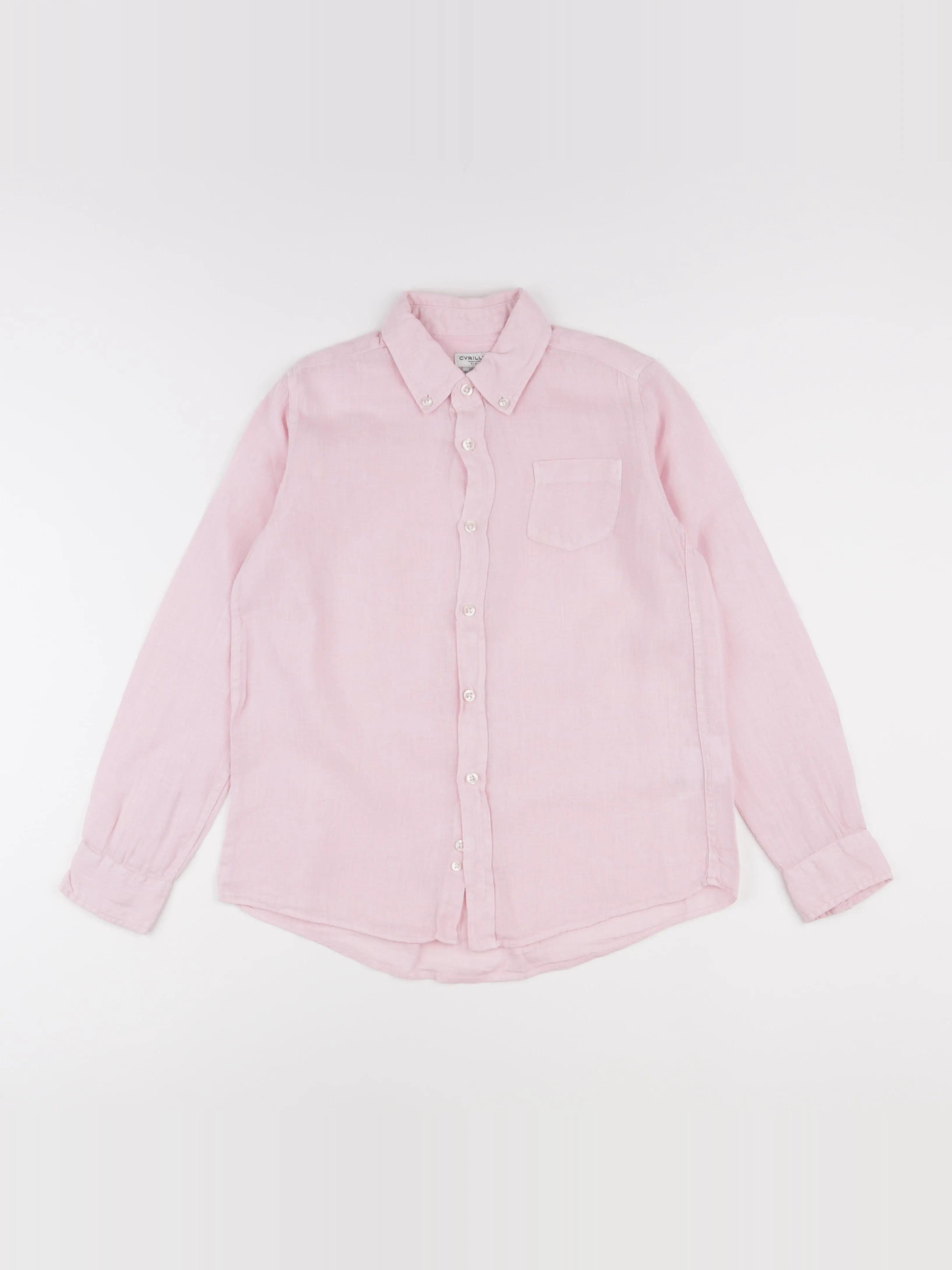 Cyrillus - chemise rose - 10 ans