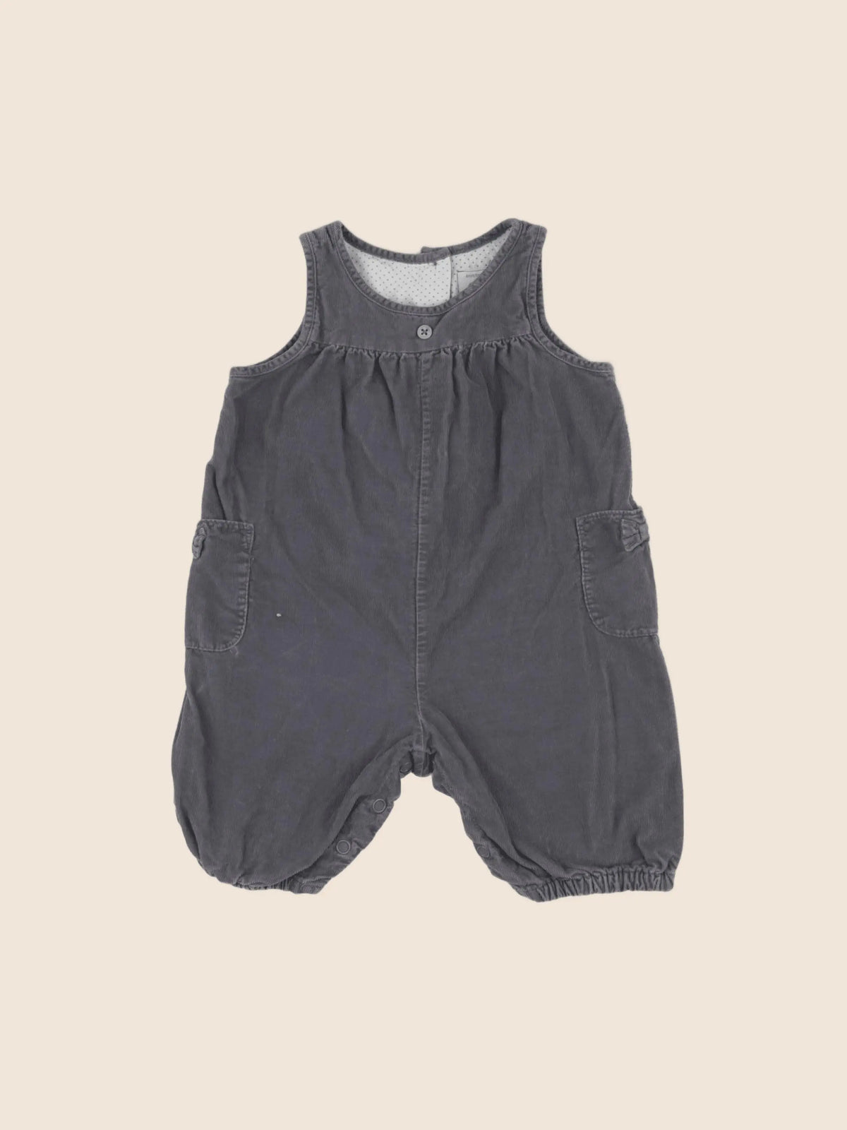 Petit Bateau - combinaison gris - 6 mois