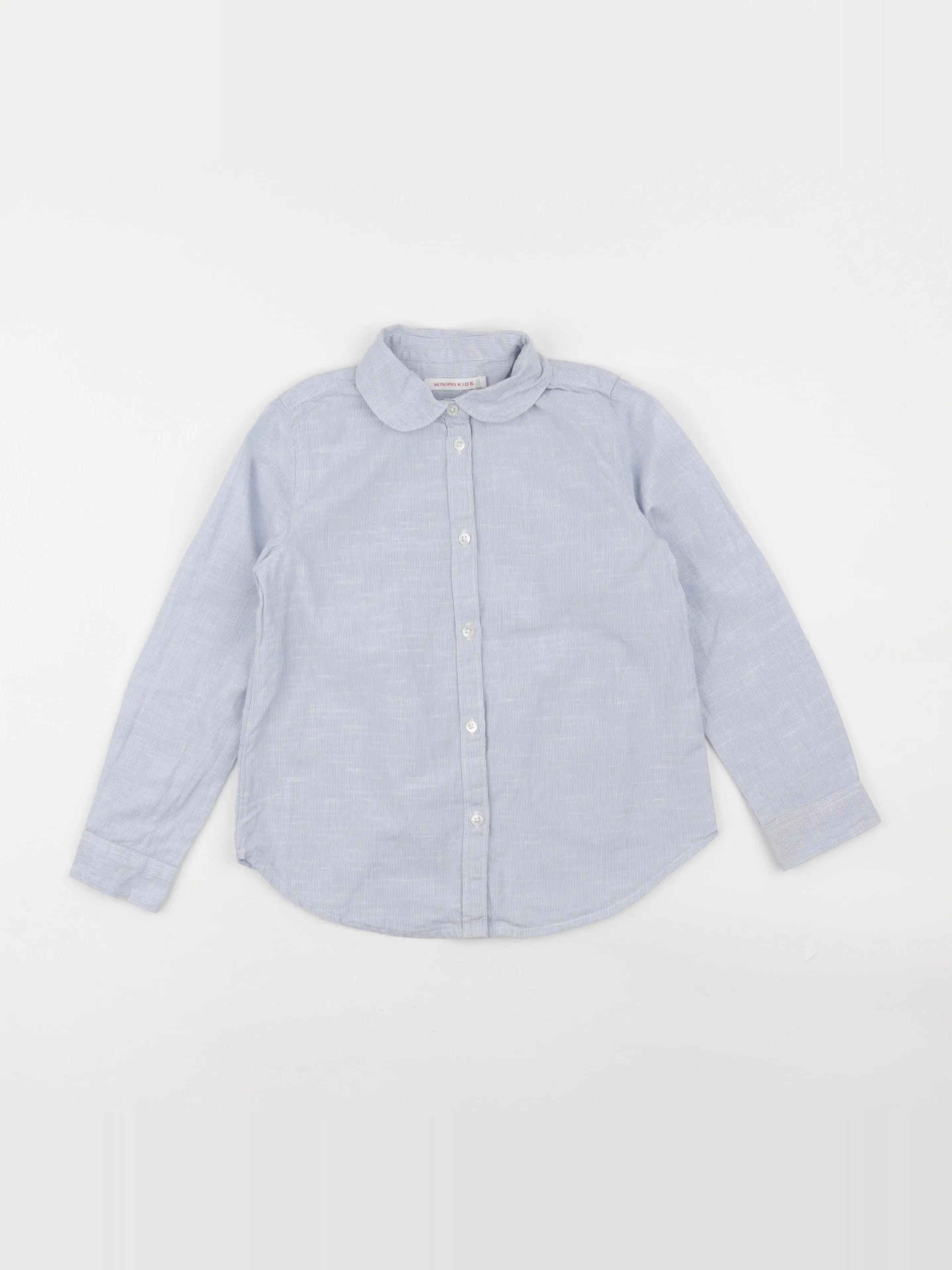 Monoprix - chemise bleu - 6 ans