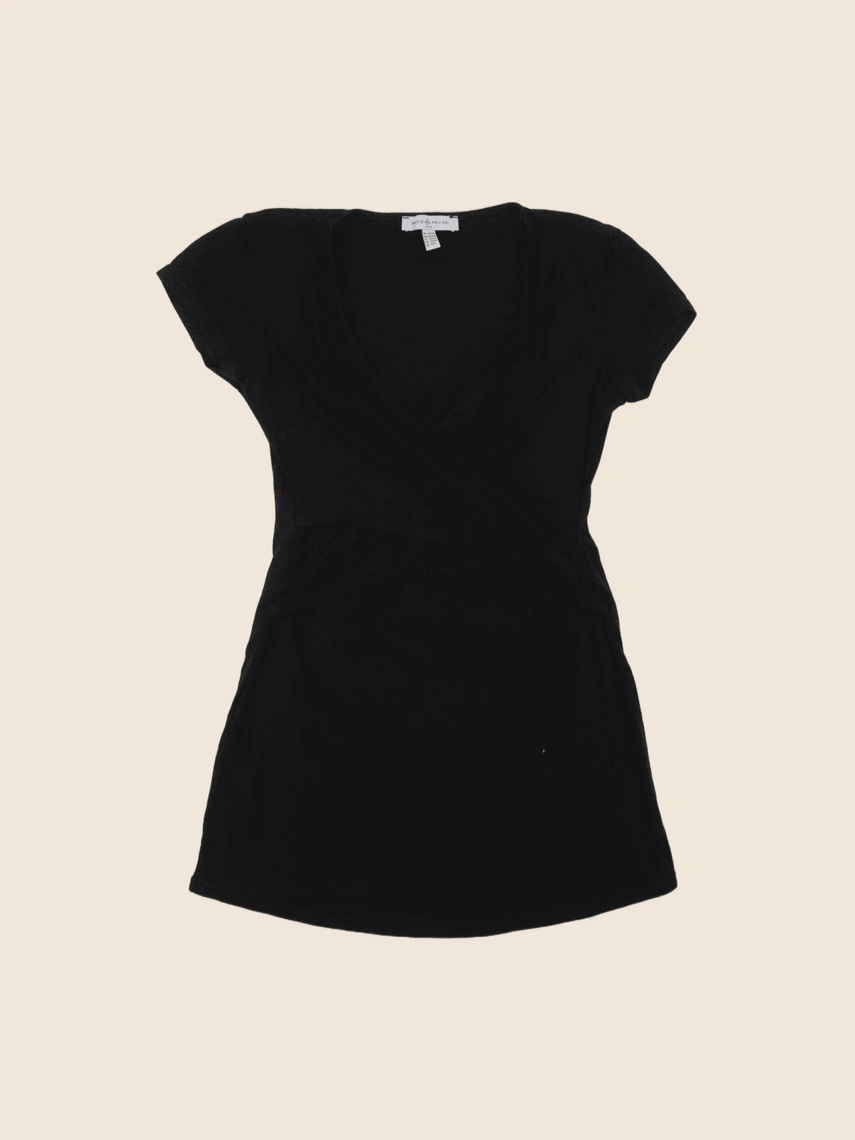 Envie de fraise - tee-shirt grossesse noir - 38 à 40