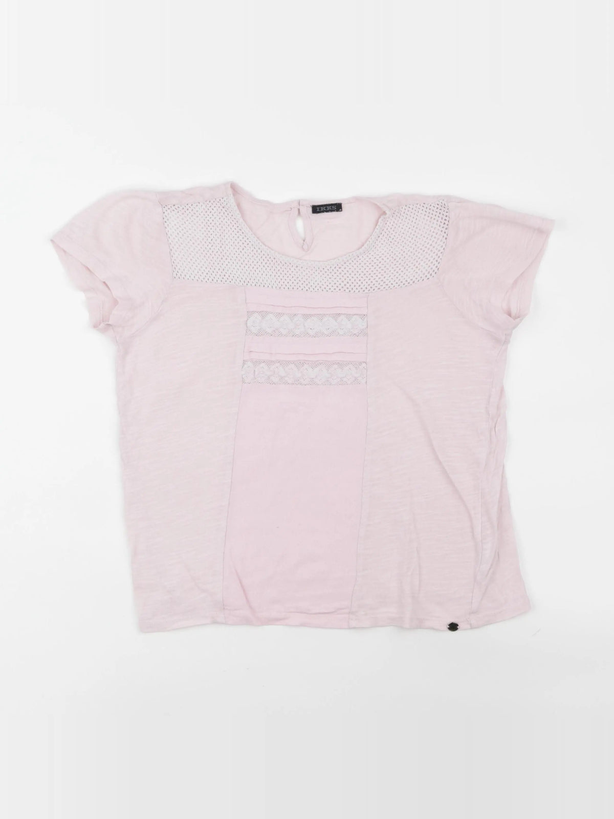 IKKS - tee-shirt rose - 10 ans