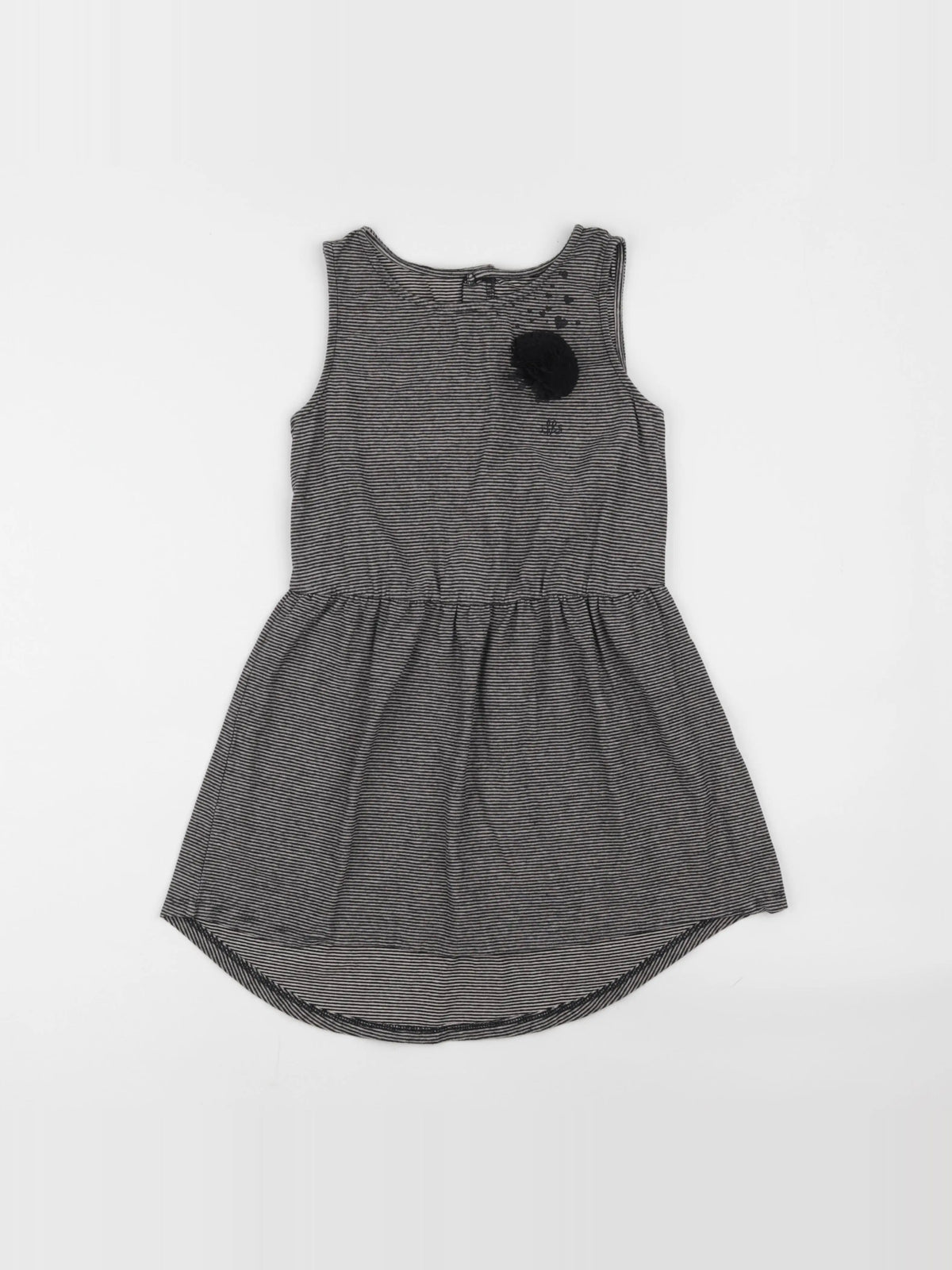 IKKS - robe noir, beige - 10 ans