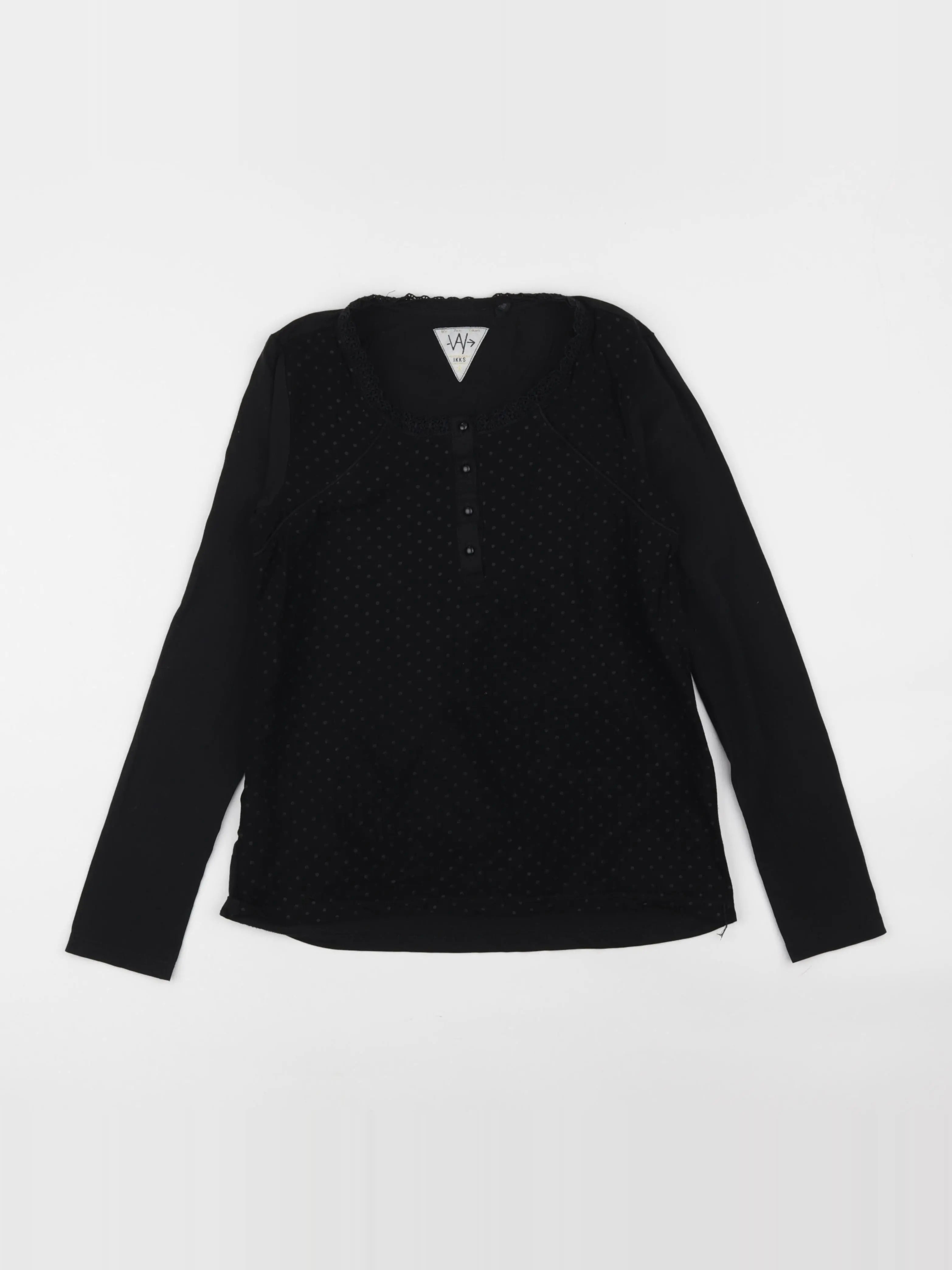 IKKS - blouse noir - 12 ans