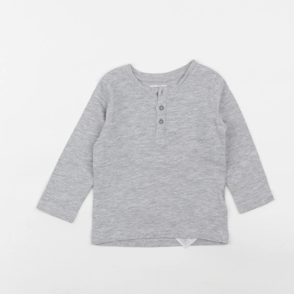 Vertbaudet - tee-shirt gris - 9 mois