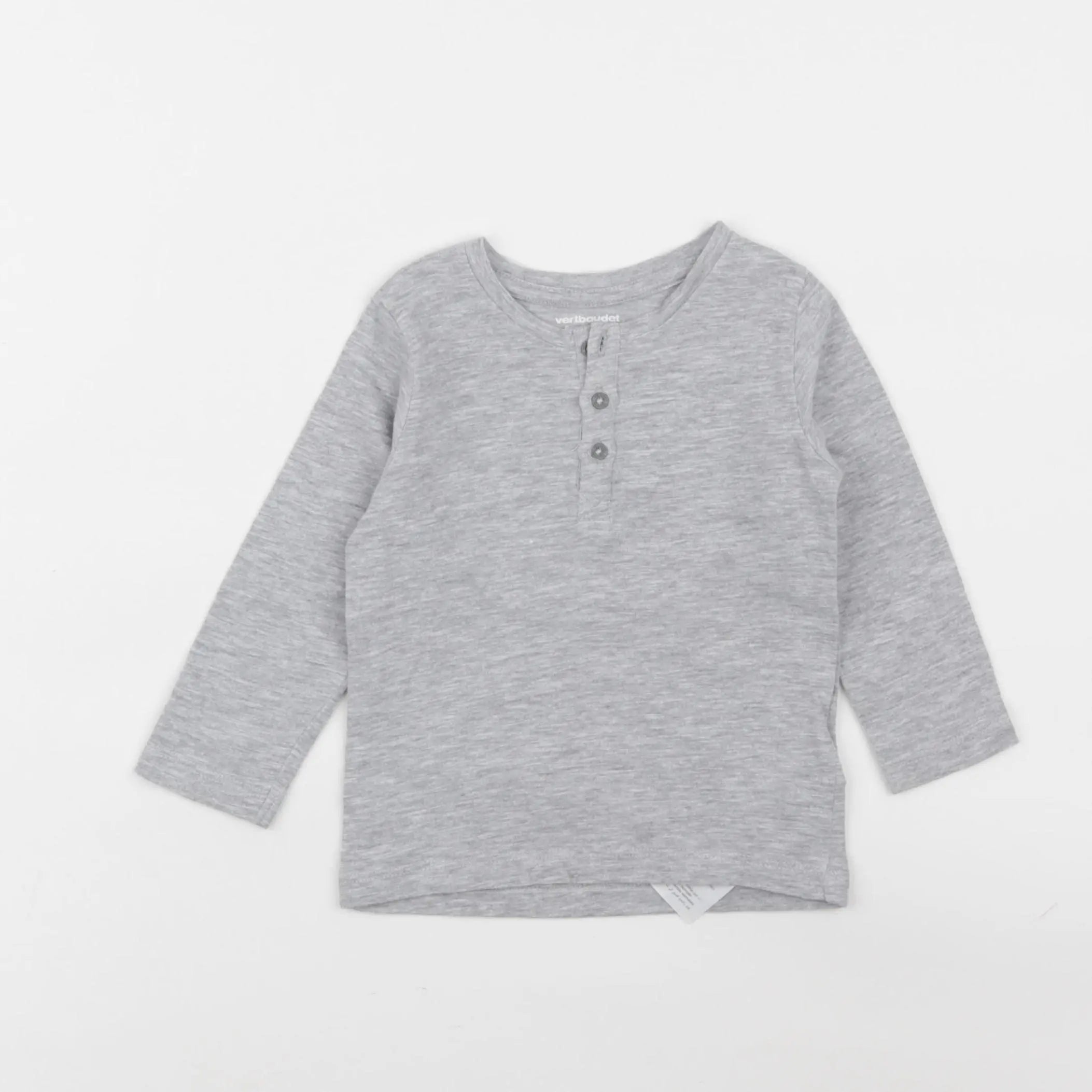 Vertbaudet - tee-shirt gris - 9 mois