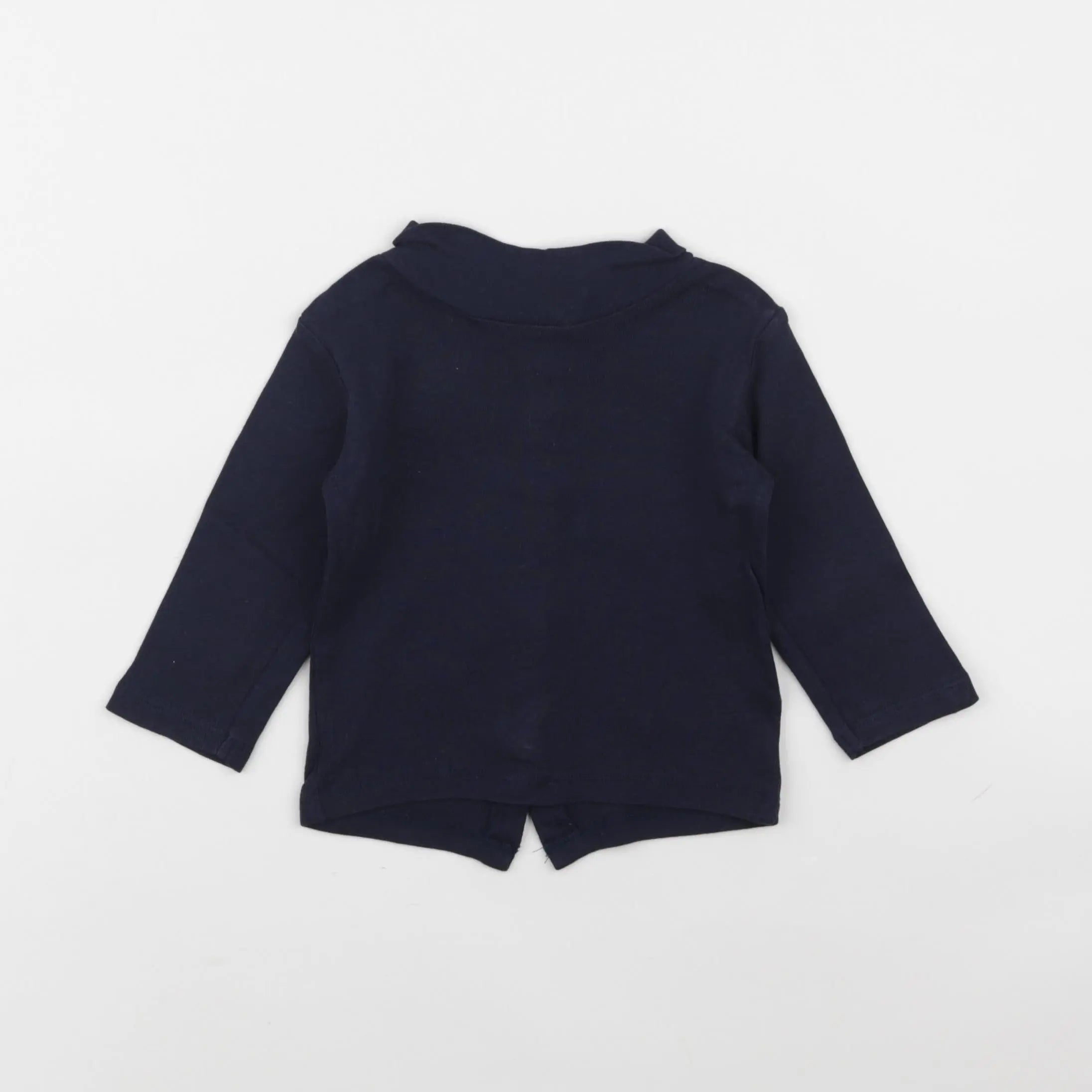 Vertbaudet - tee-shirt bleu - 9 mois