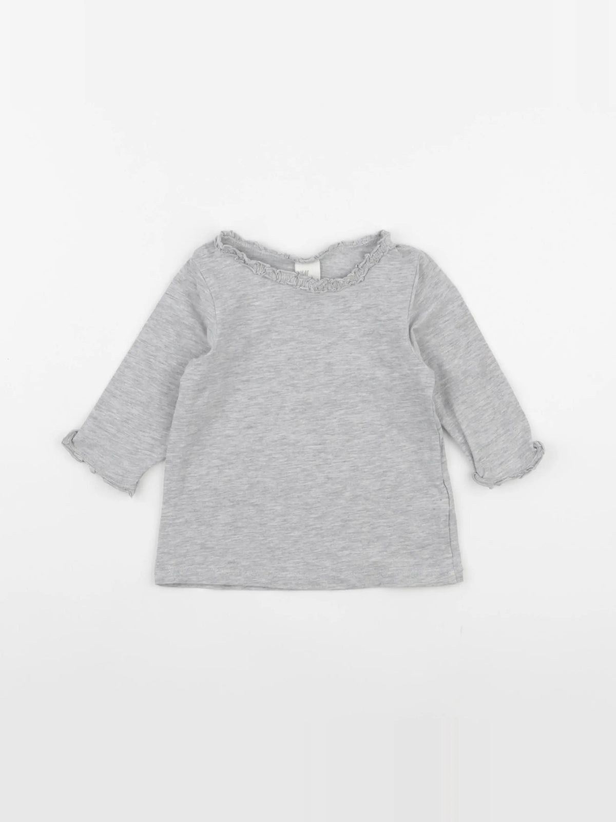 H&M - tee-shirt gris - 6/9 mois