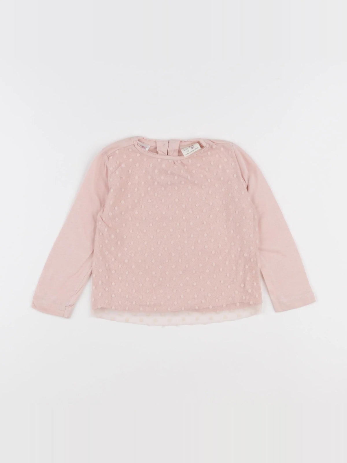 H&M - tee-shirt rose - 12/18 mois