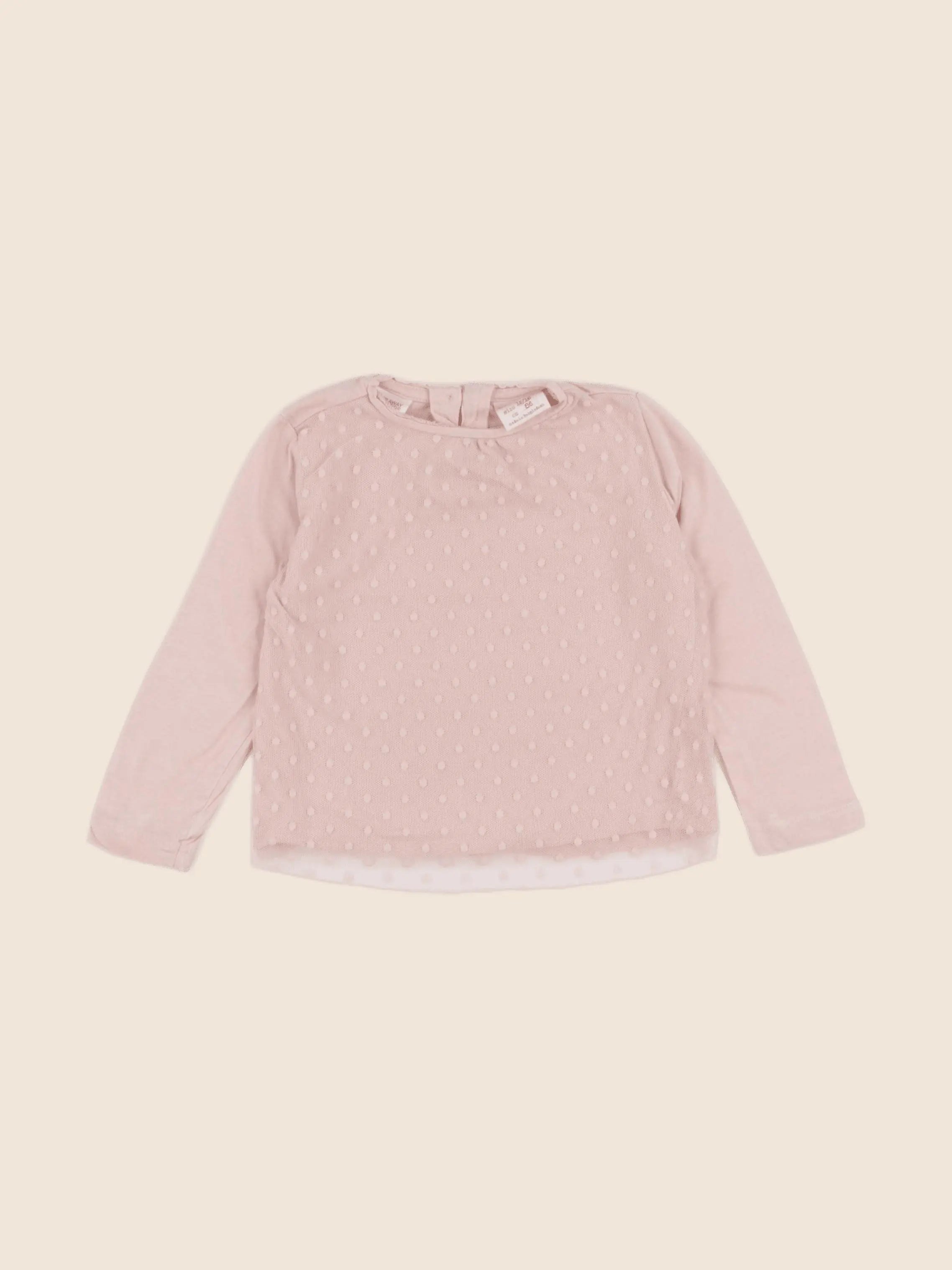 H&M - tee-shirt rose - 12/18 mois