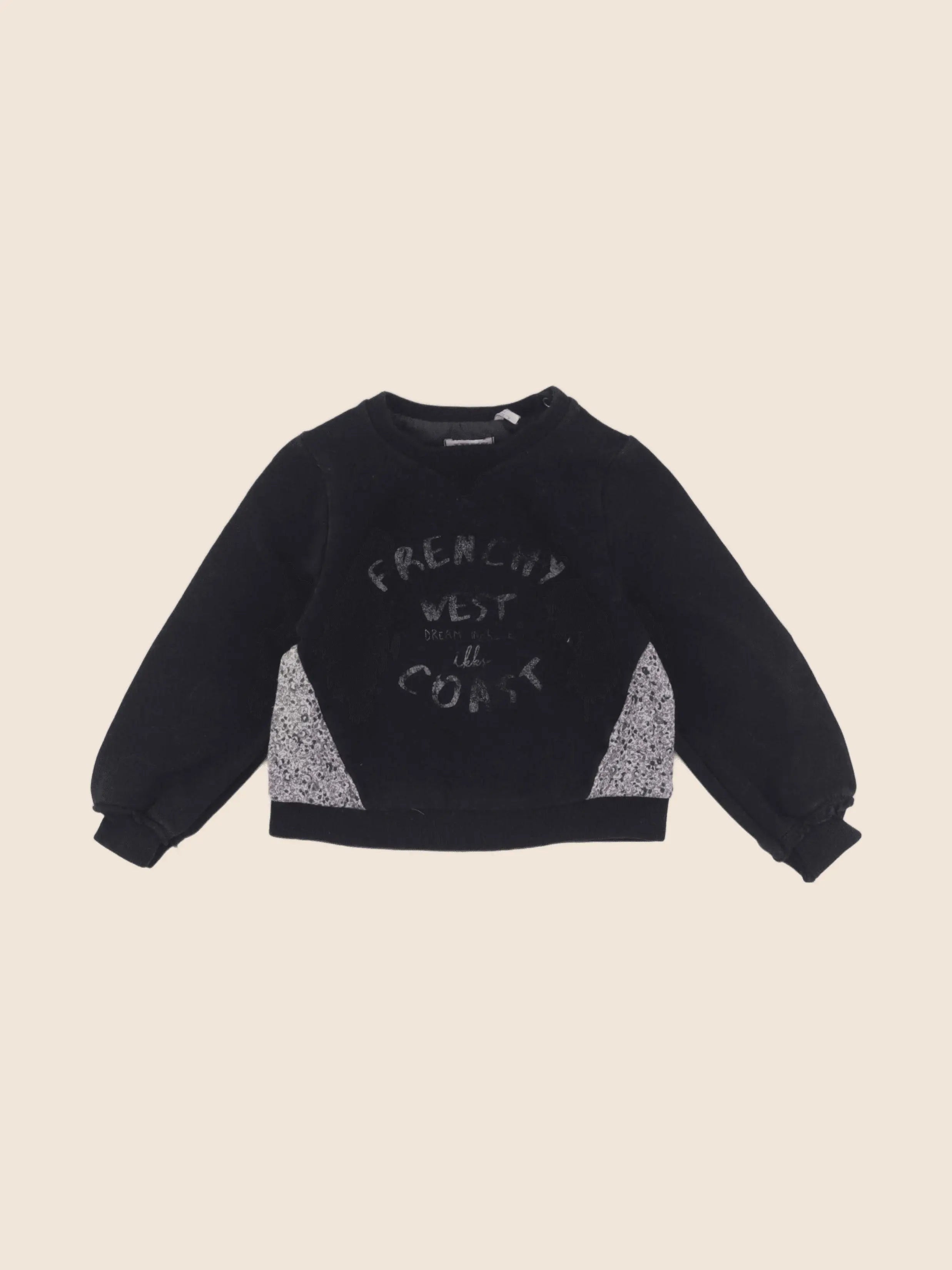 IKKS - sweat bleu - 2 ans