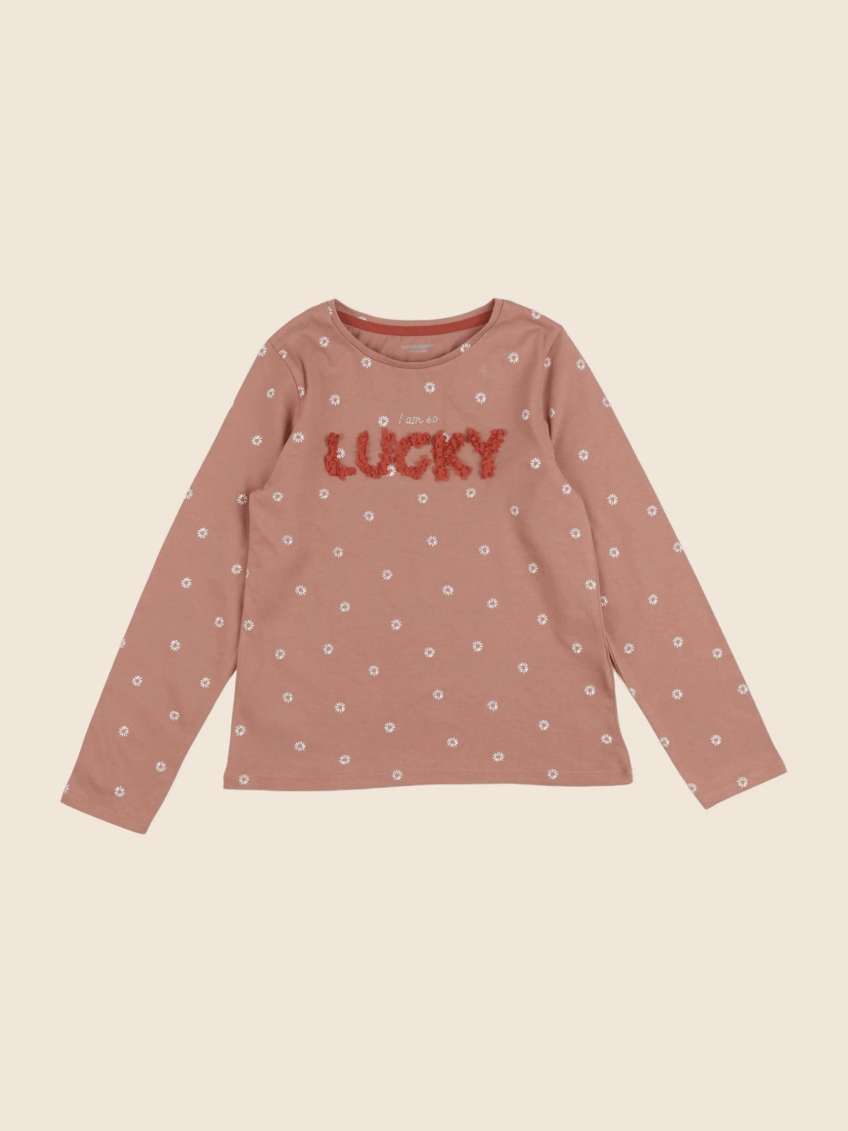 Vertbaudet - tee-shirt marron - 8 ans