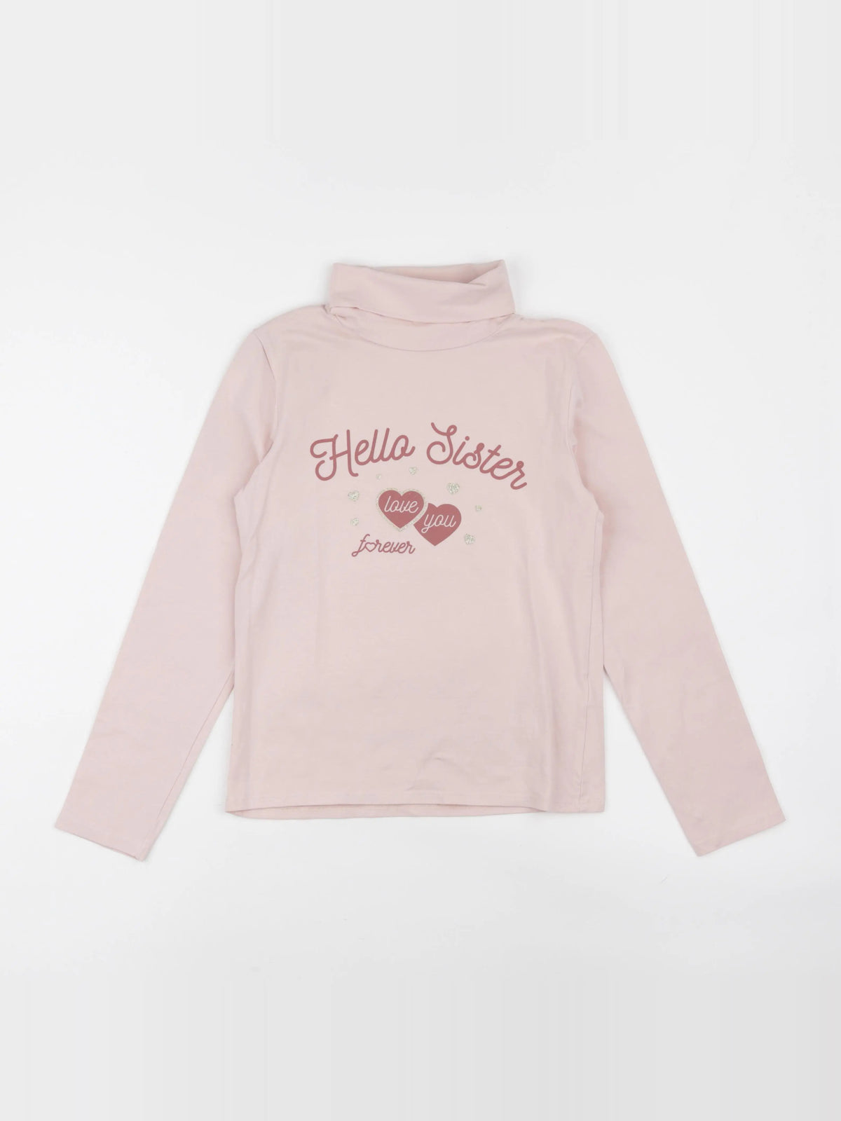 Vertbaudet - sous-pull rose - 10 ans