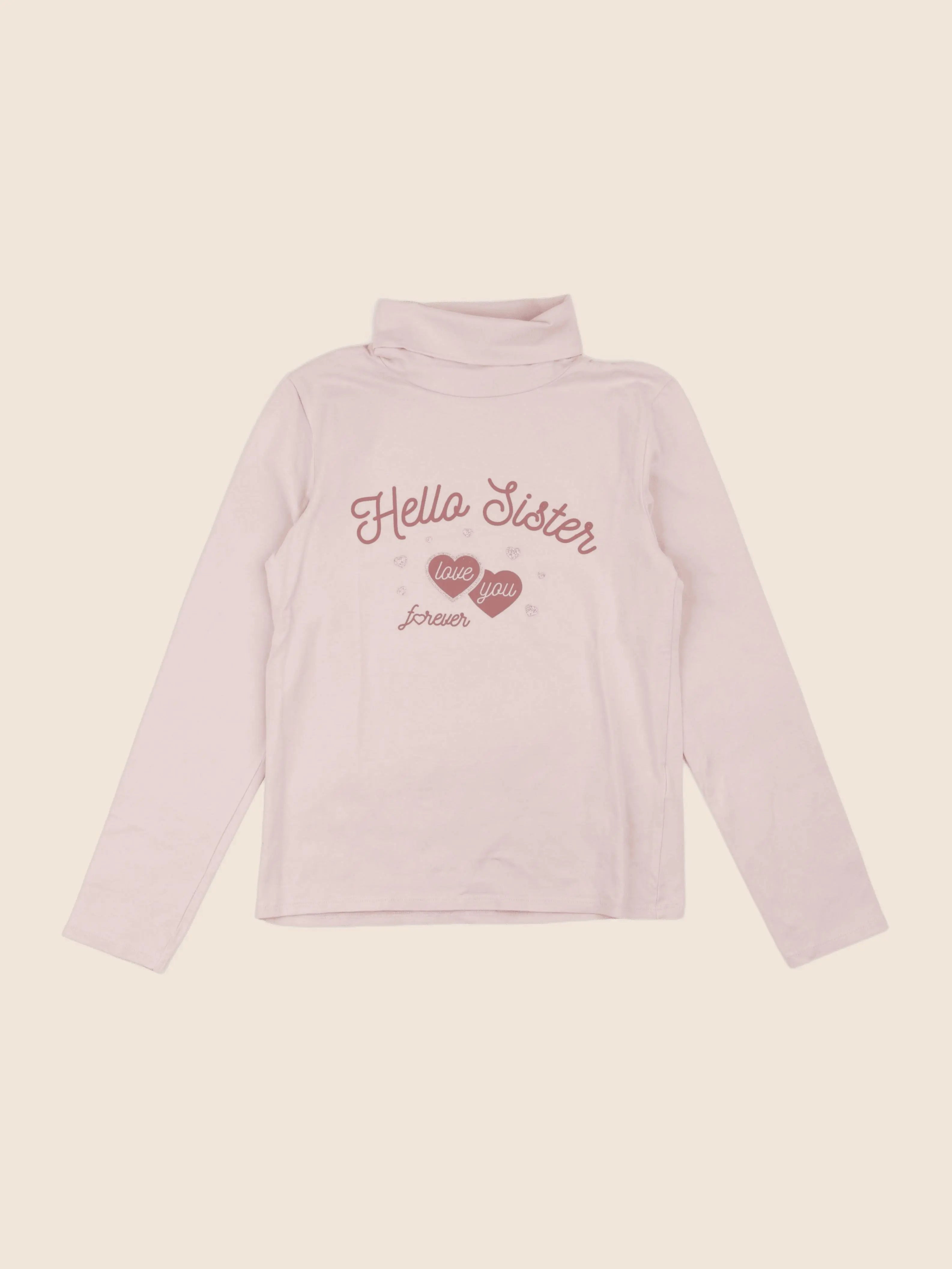 Vertbaudet - sous-pull rose - 10 ans