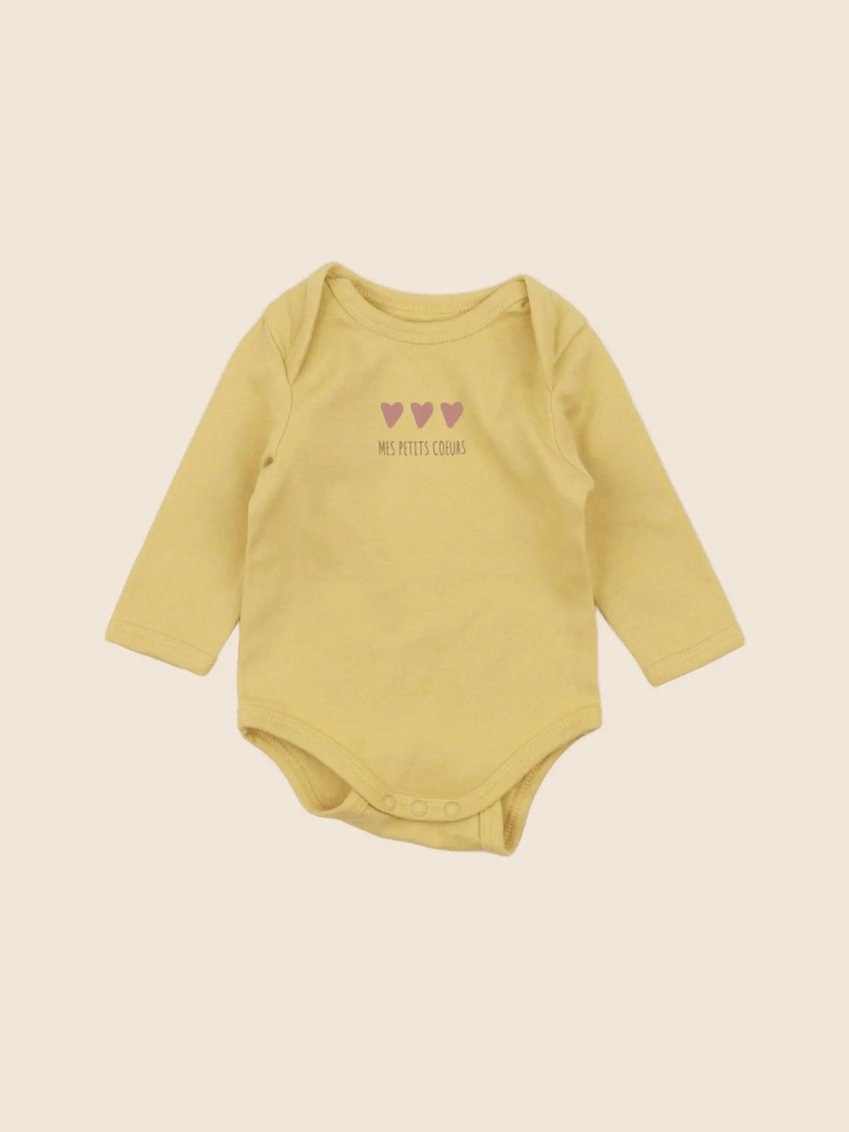 Vertbaudet - body jaune - 3 mois