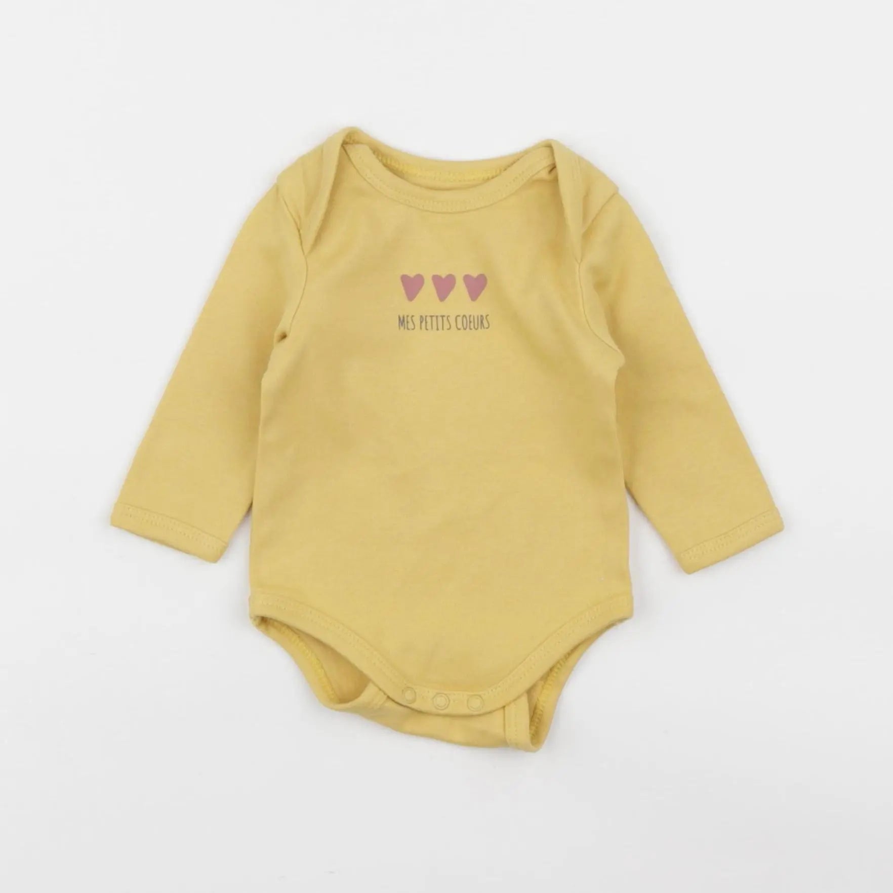 Vertbaudet - body jaune - 3 mois