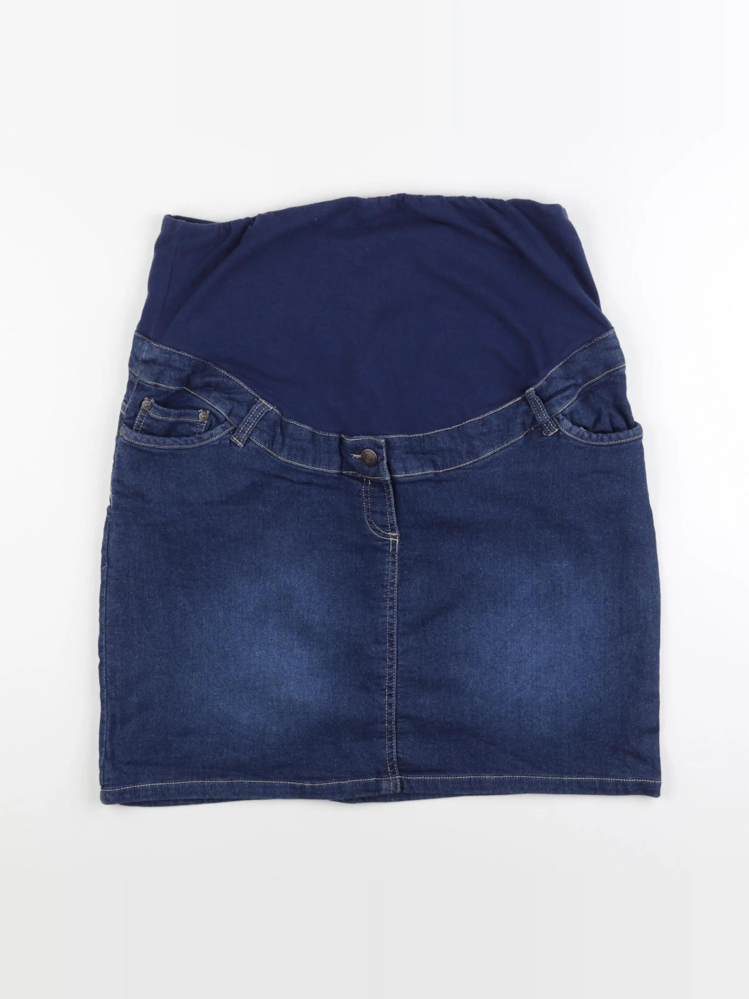 Vertbaudet - jupe grossesse bleu - 44