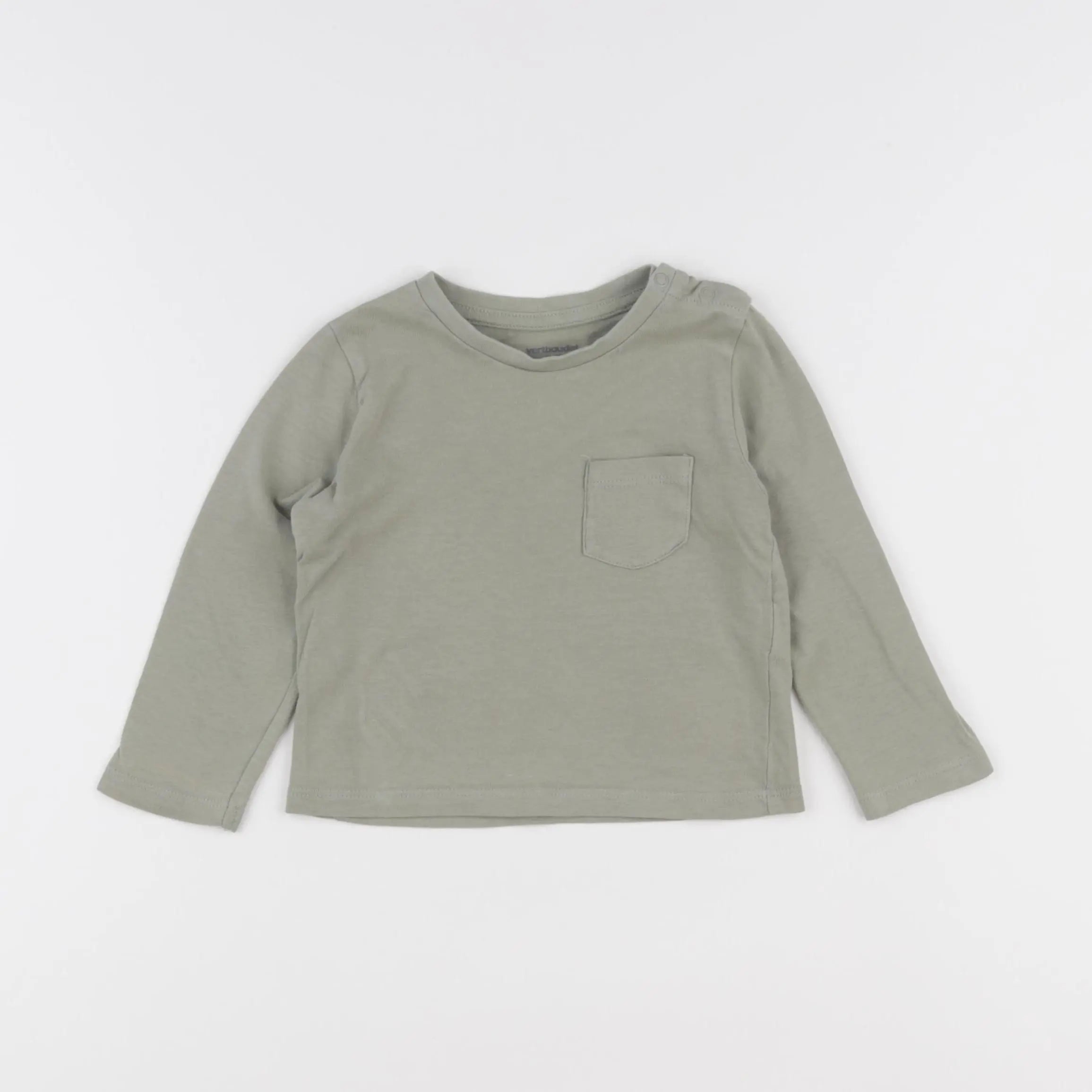 Vertbaudet - tee-shirt vert - 18 mois