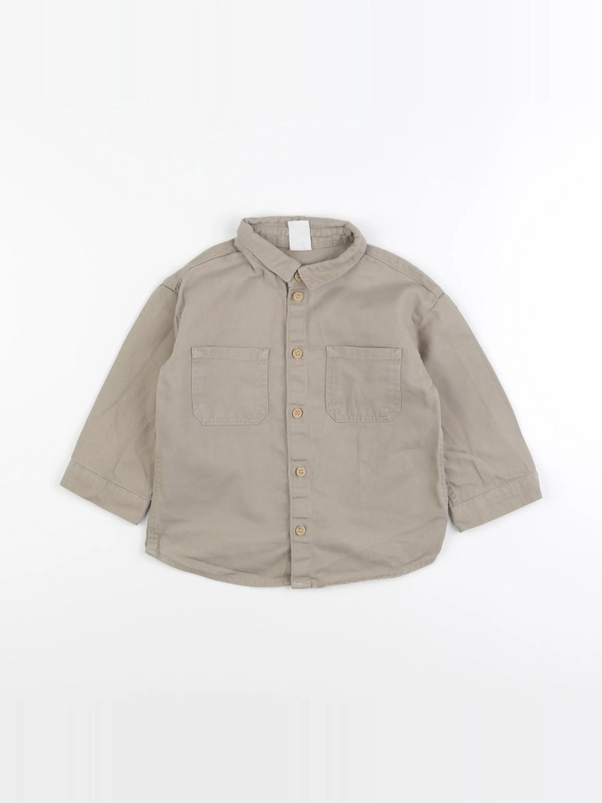 H&M - chemise vert - 12/18 mois