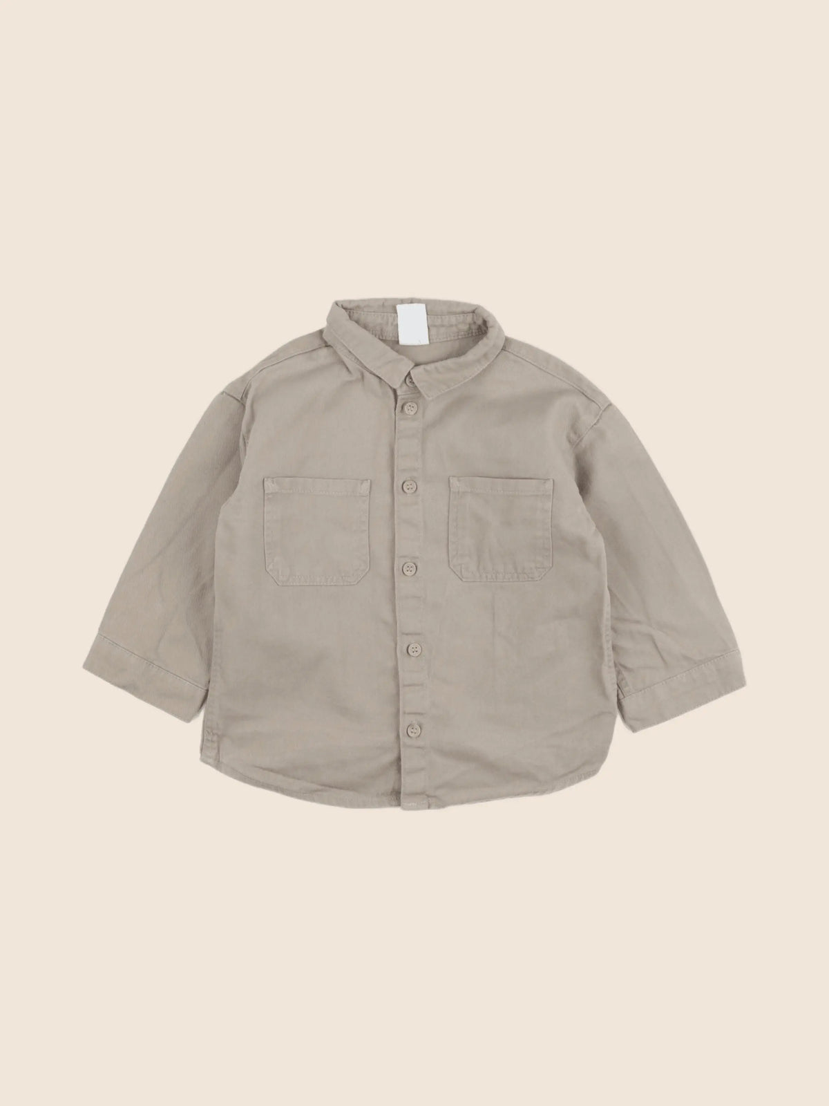 H&M - chemise vert - 12/18 mois