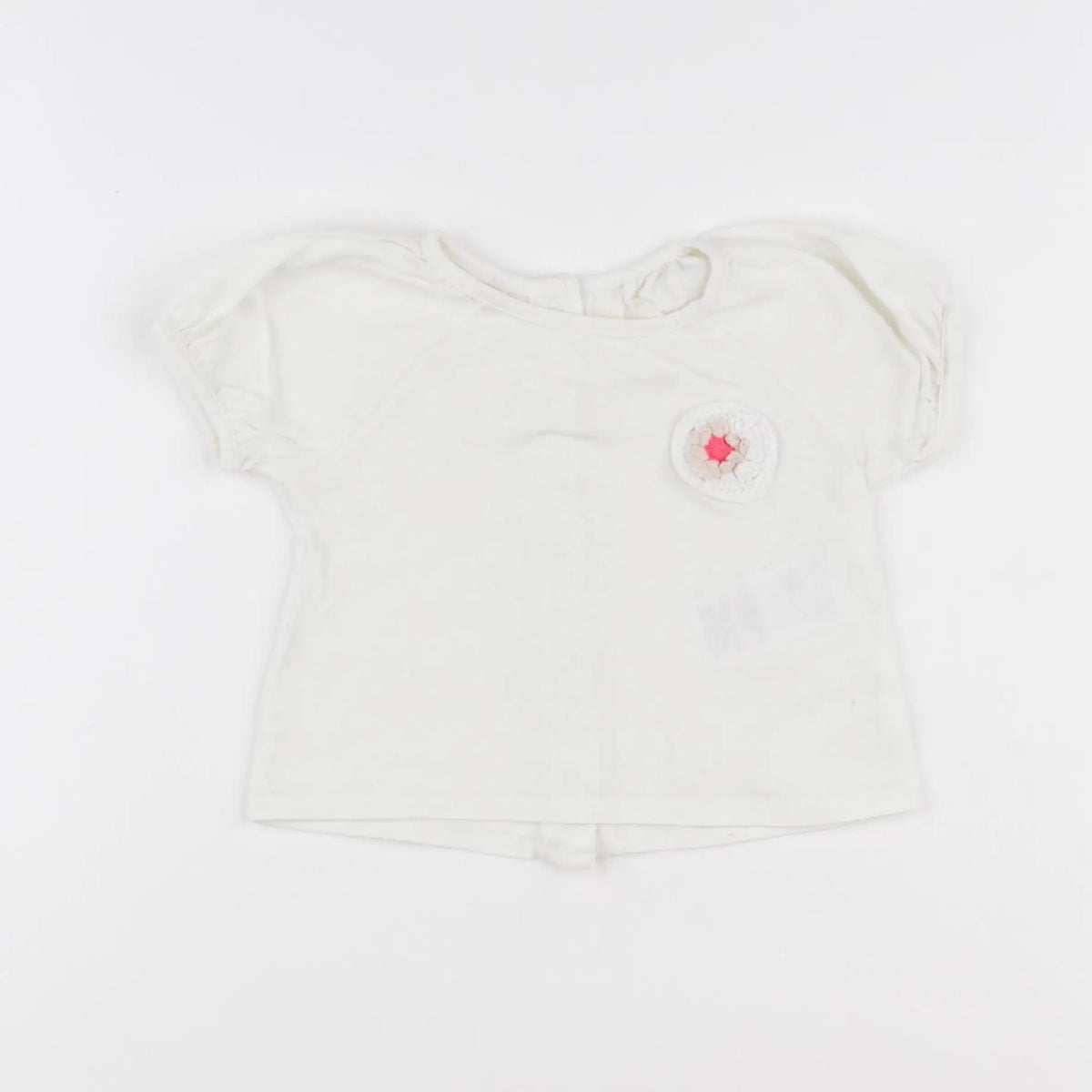 Vertbaudet - tee-shirt blanc - 3 mois
