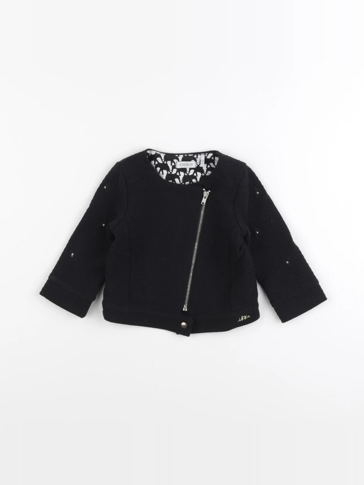 IKKS - sweat noir - 12 mois