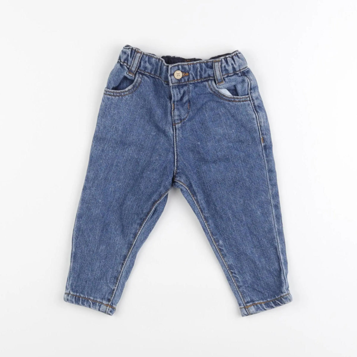 Vertbaudet - jean bleu - 6 mois
