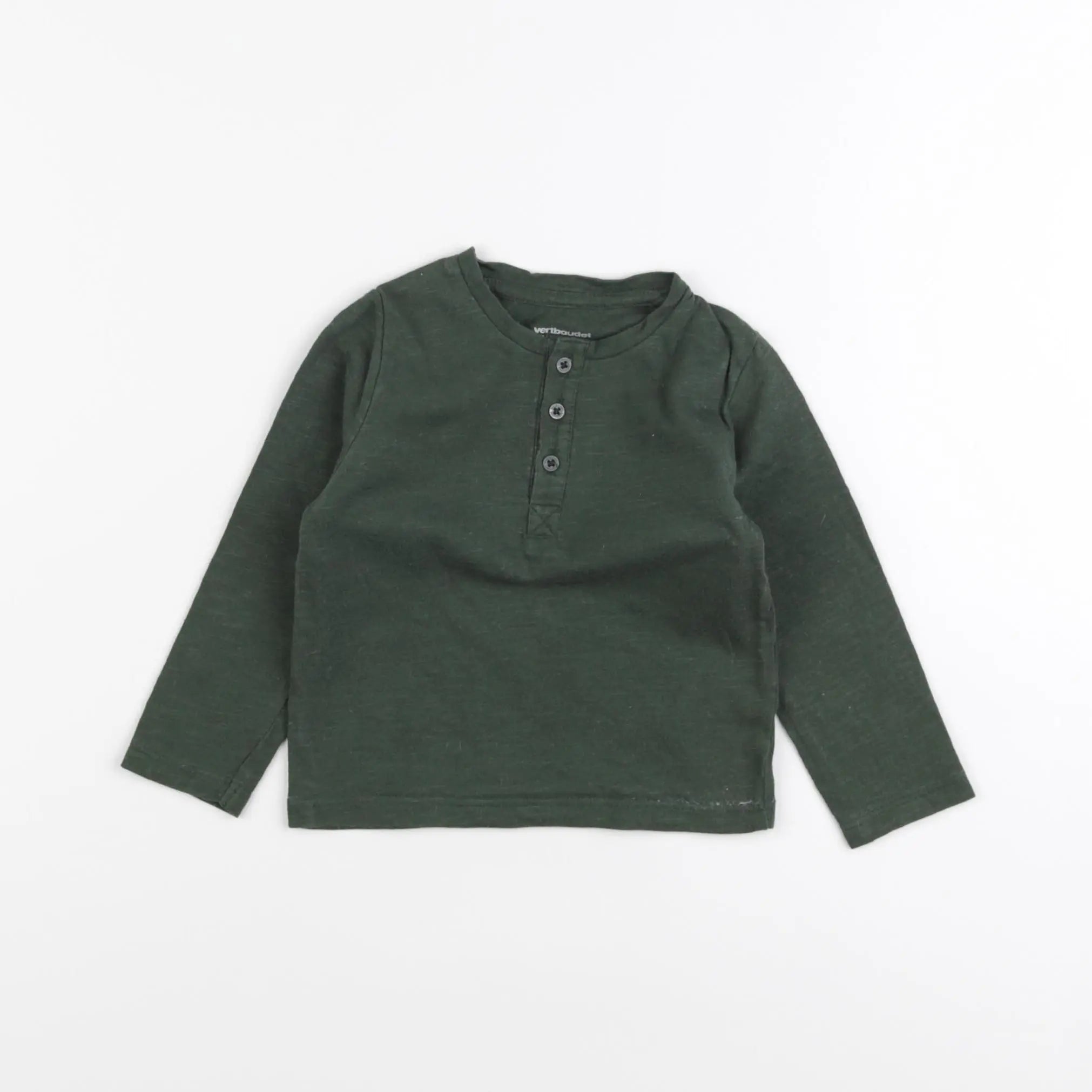 Vertbaudet - tee-shirt vert - 9 mois