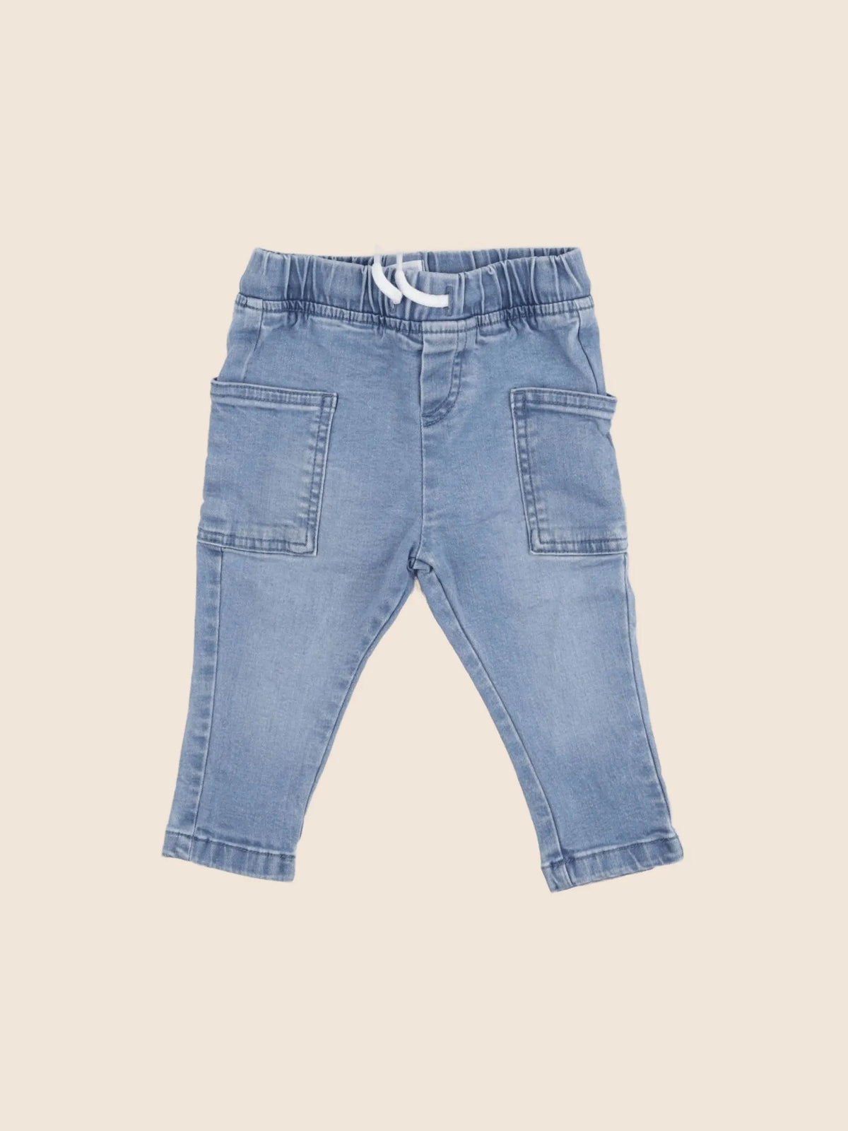 Vertbaudet - jean bleu - 9 mois