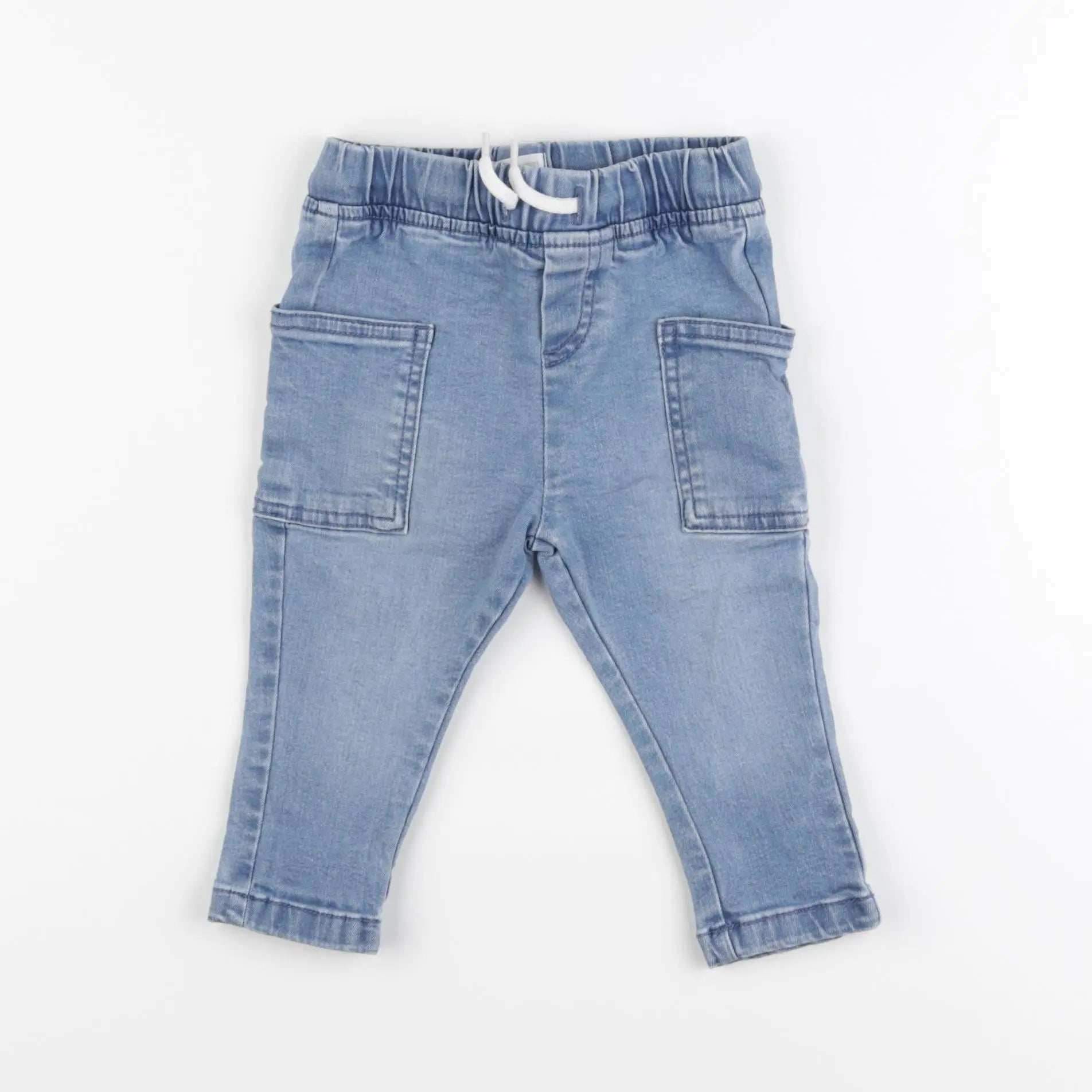Vertbaudet - jean bleu - 9 mois