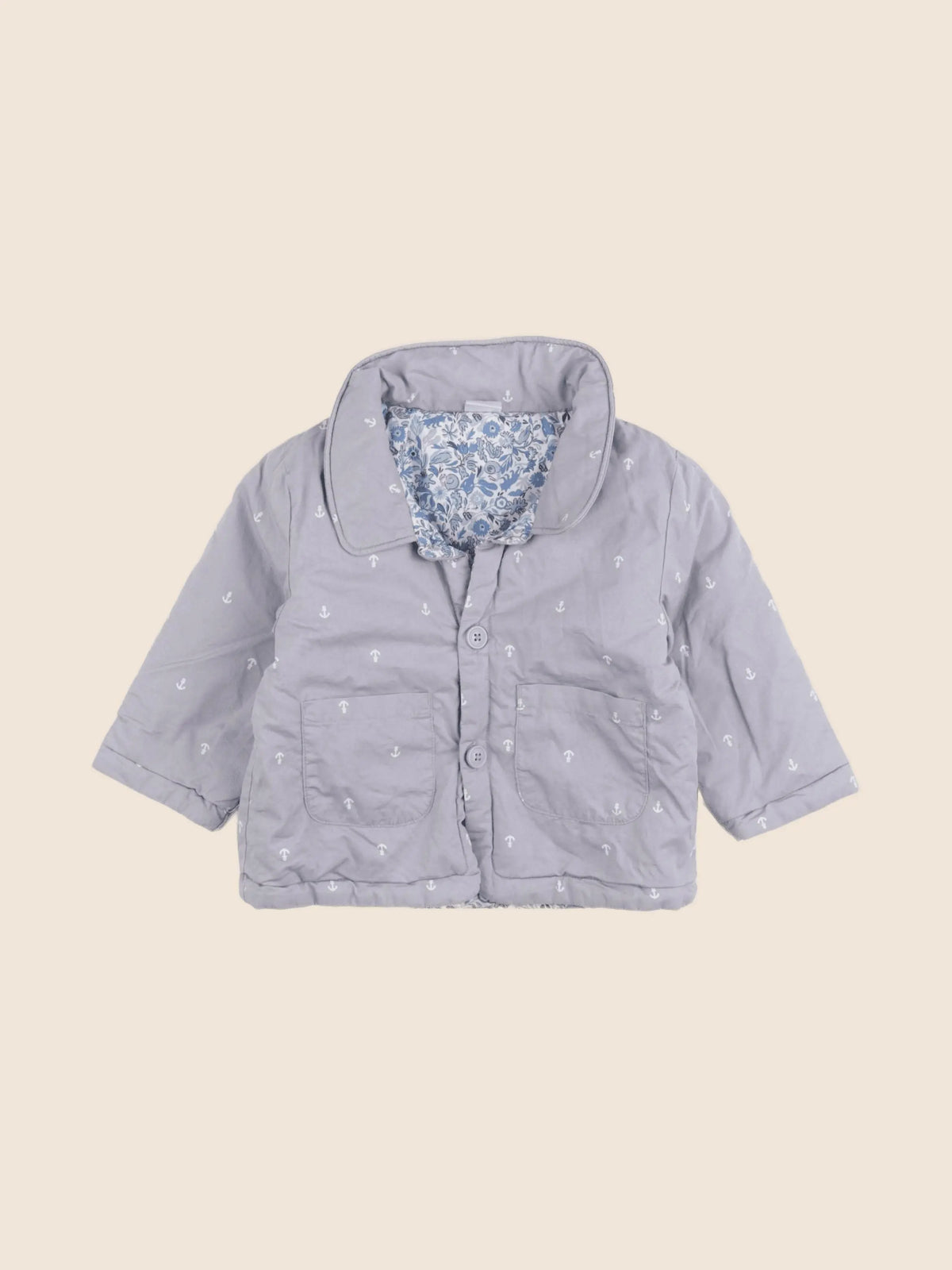 Petit Bateau - veste gris - 18 mois