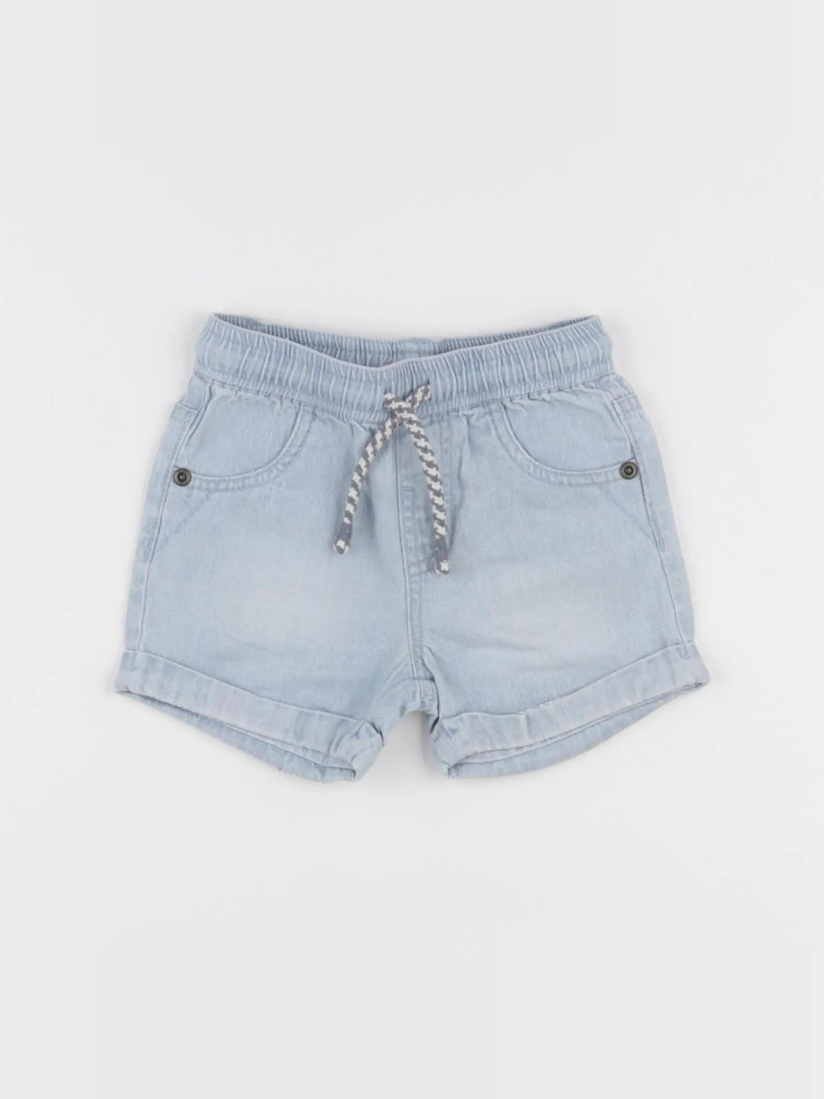 Vertbaudet - short bleu - 12 mois