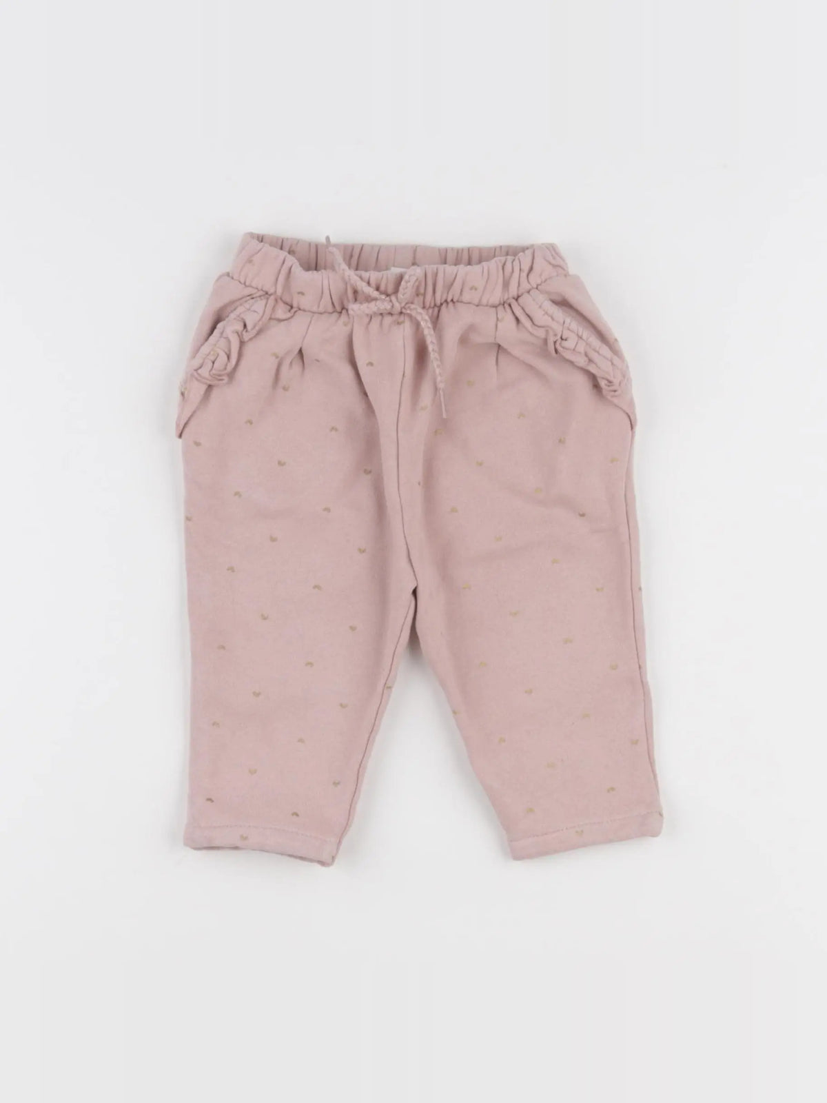 Vertbaudet - pantalon rose - 9 mois