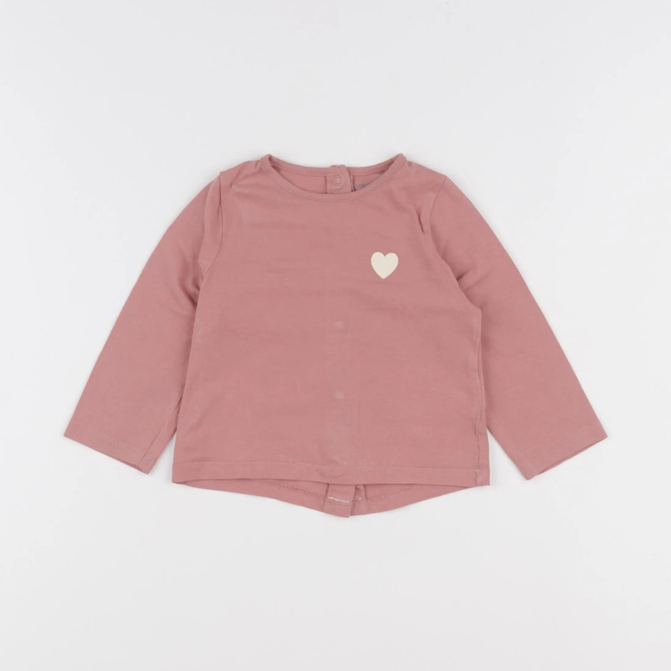 Vertbaudet - tee-shirt rose - 9 mois