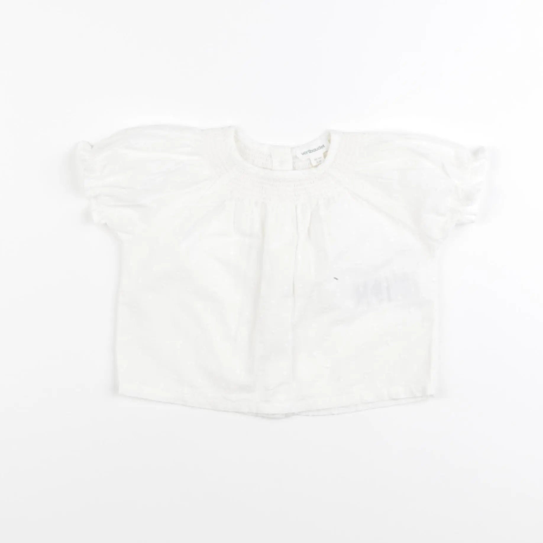 Vertbaudet - blouse beige - 3 mois