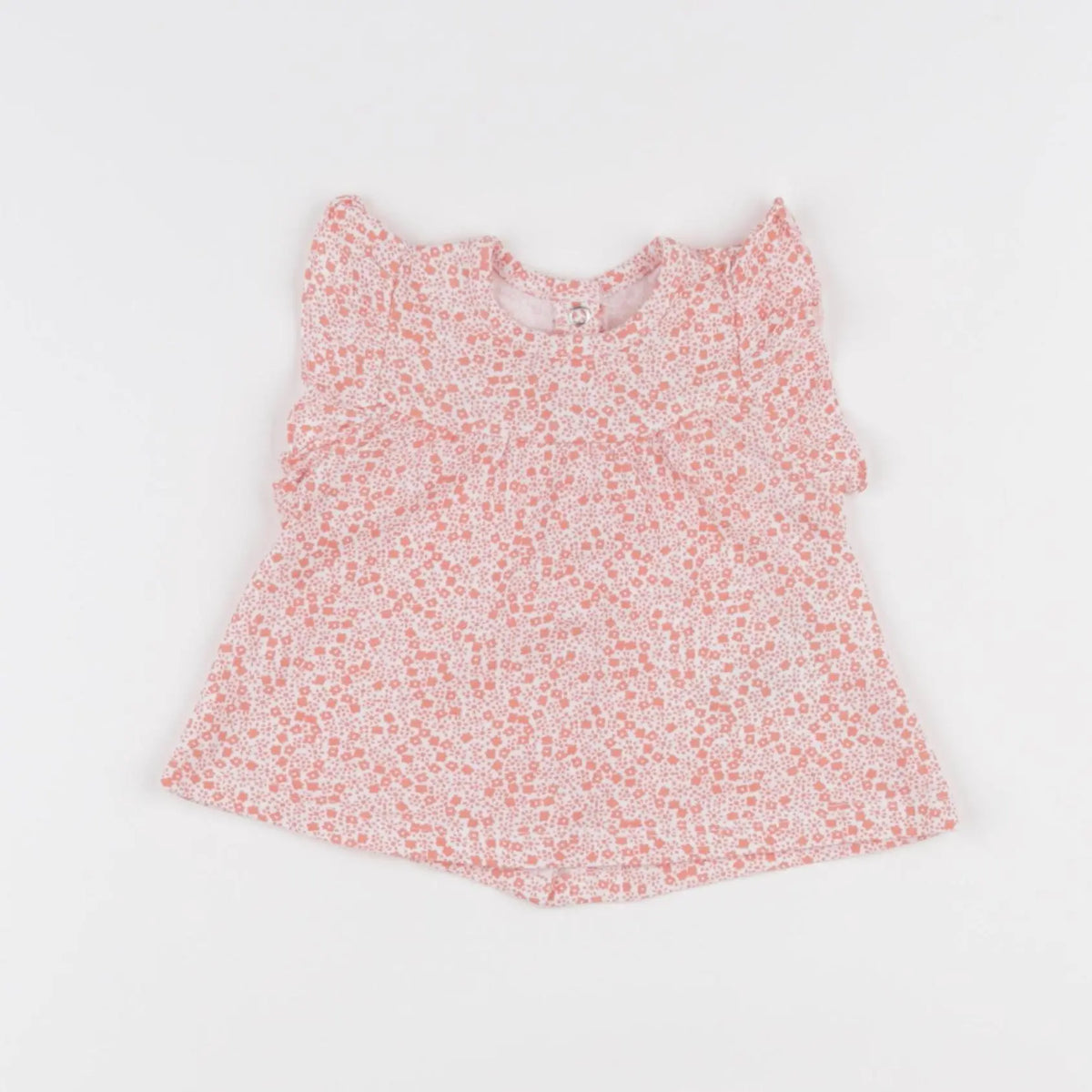 Vertbaudet - tee-shirt orange - 3 mois