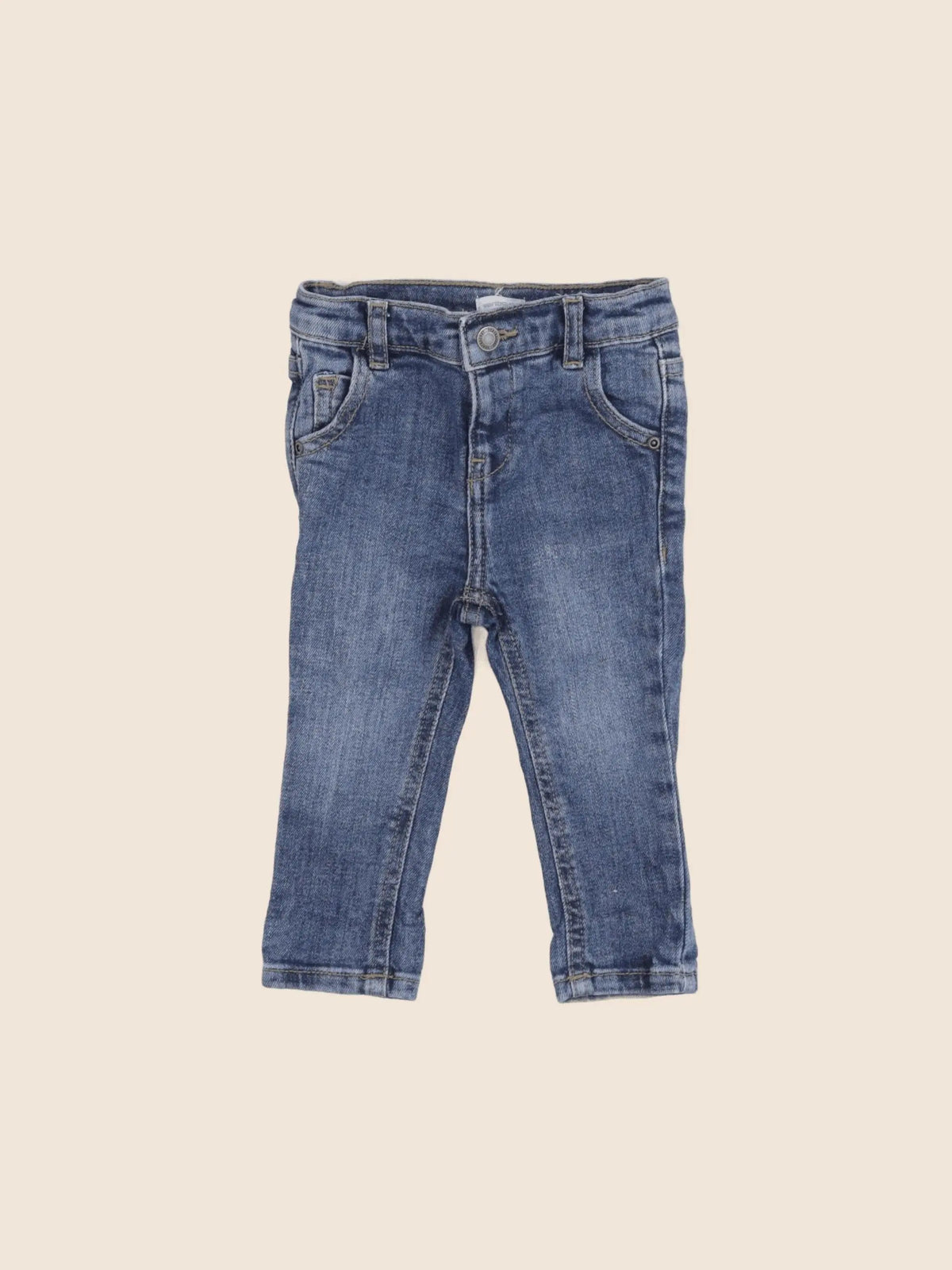 Vertbaudet - jean bleu - 6 mois