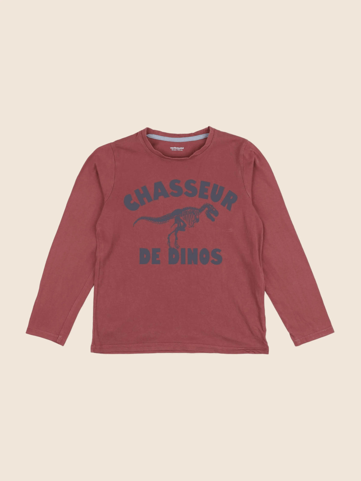 Vertbaudet - tee-shirt rouge - 10 ans