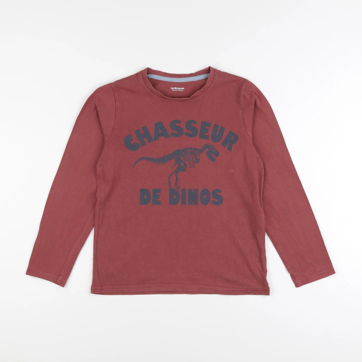 Vertbaudet - tee-shirt rouge - 10 ans