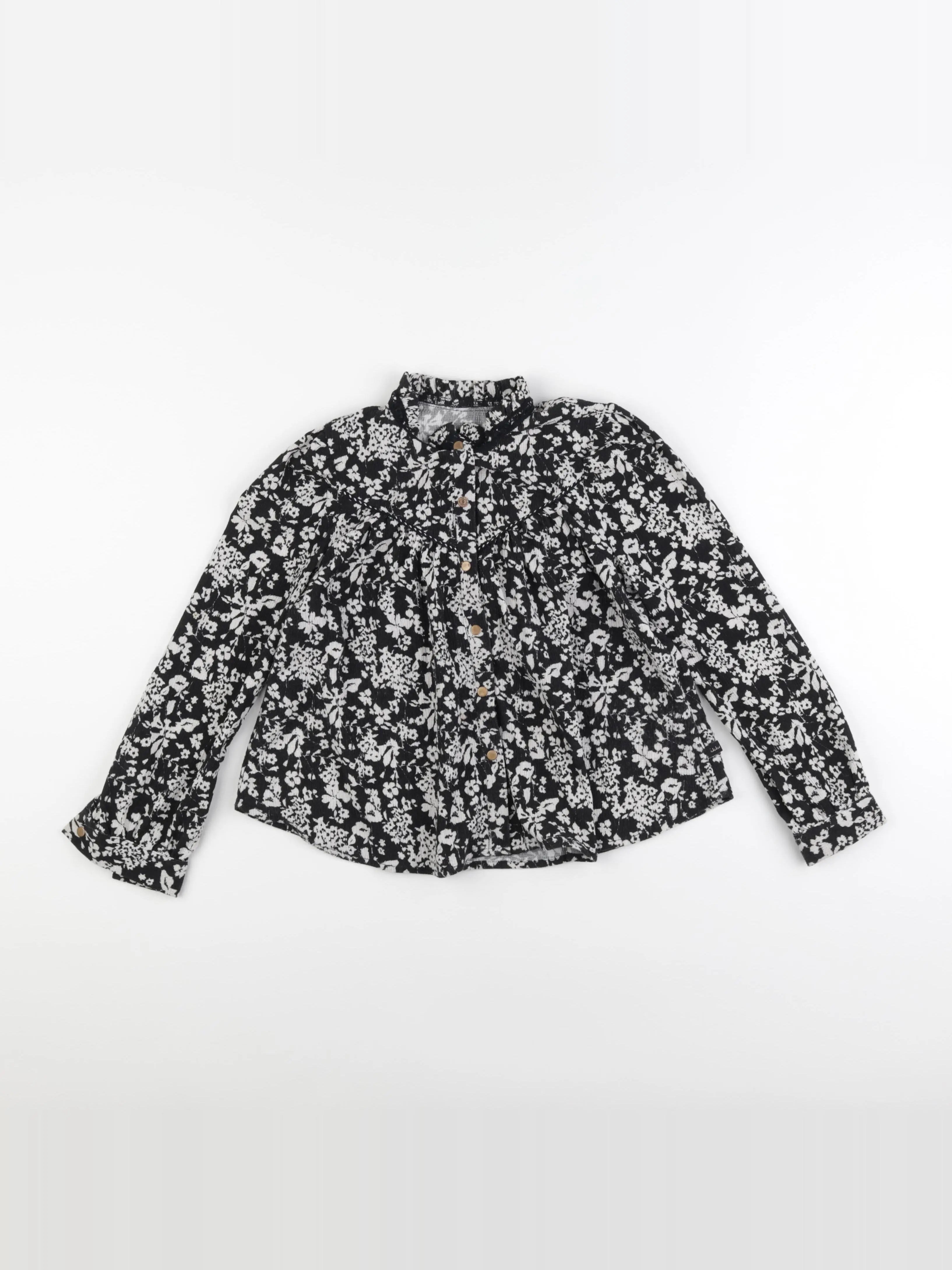 IKKS - blouse blanc, noir - 8 ans