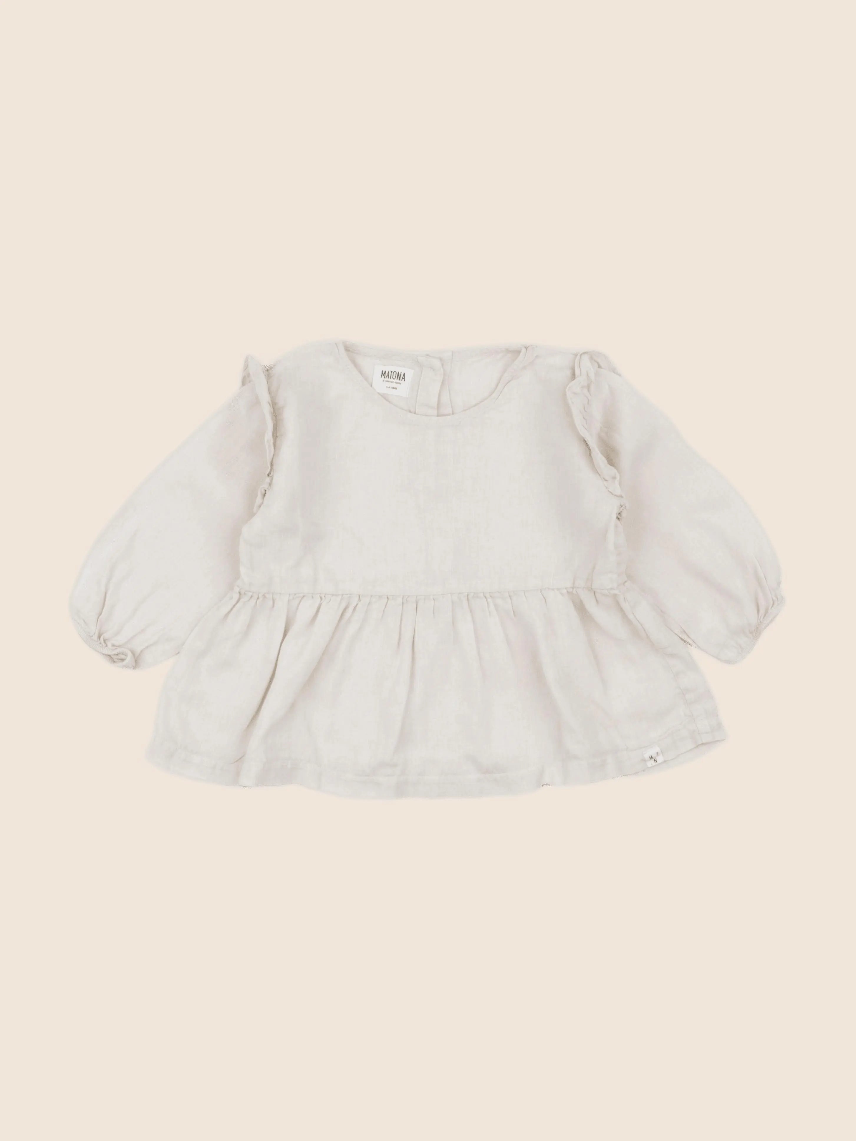 Matona - blouse beige - 3/4 ans