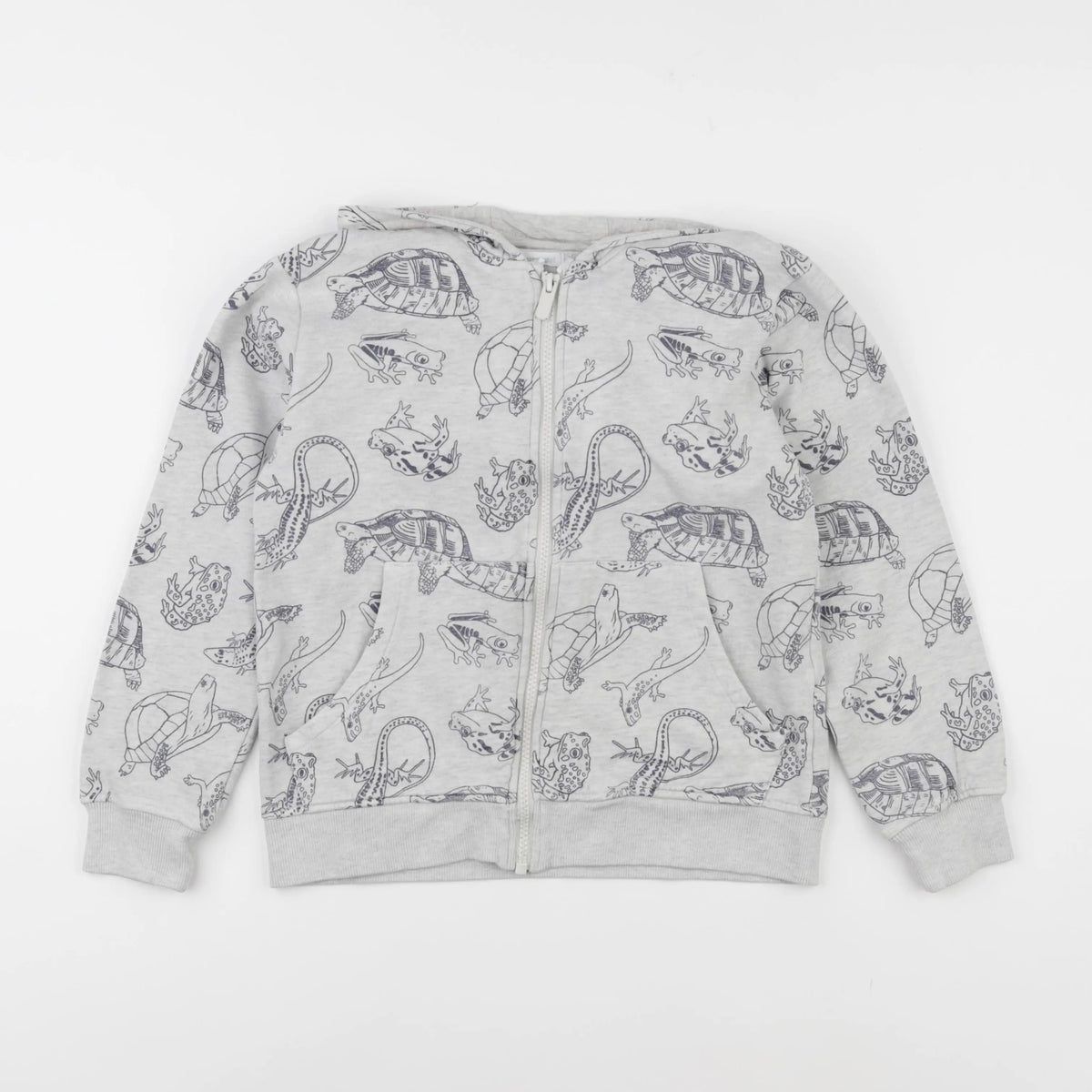 Vertbaudet - sweat gris - 10 ans