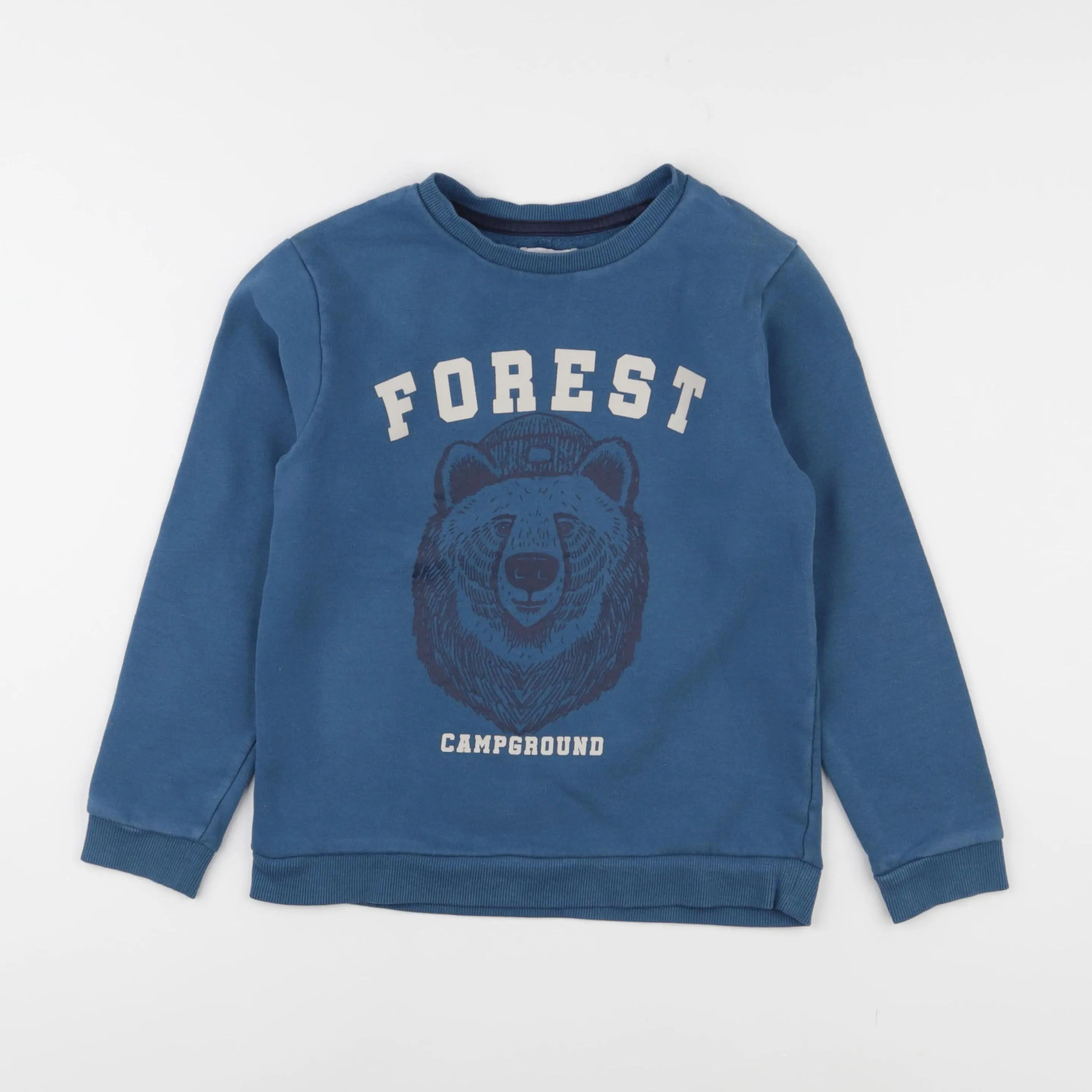 Vertbaudet - sweat bleu - 10 ans