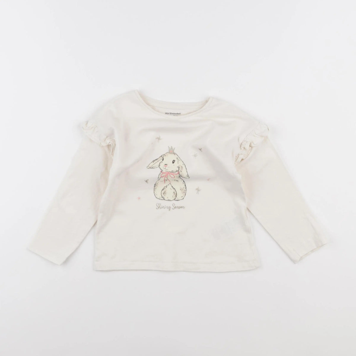 Vertbaudet - tee-shirt blanc - 3 ans