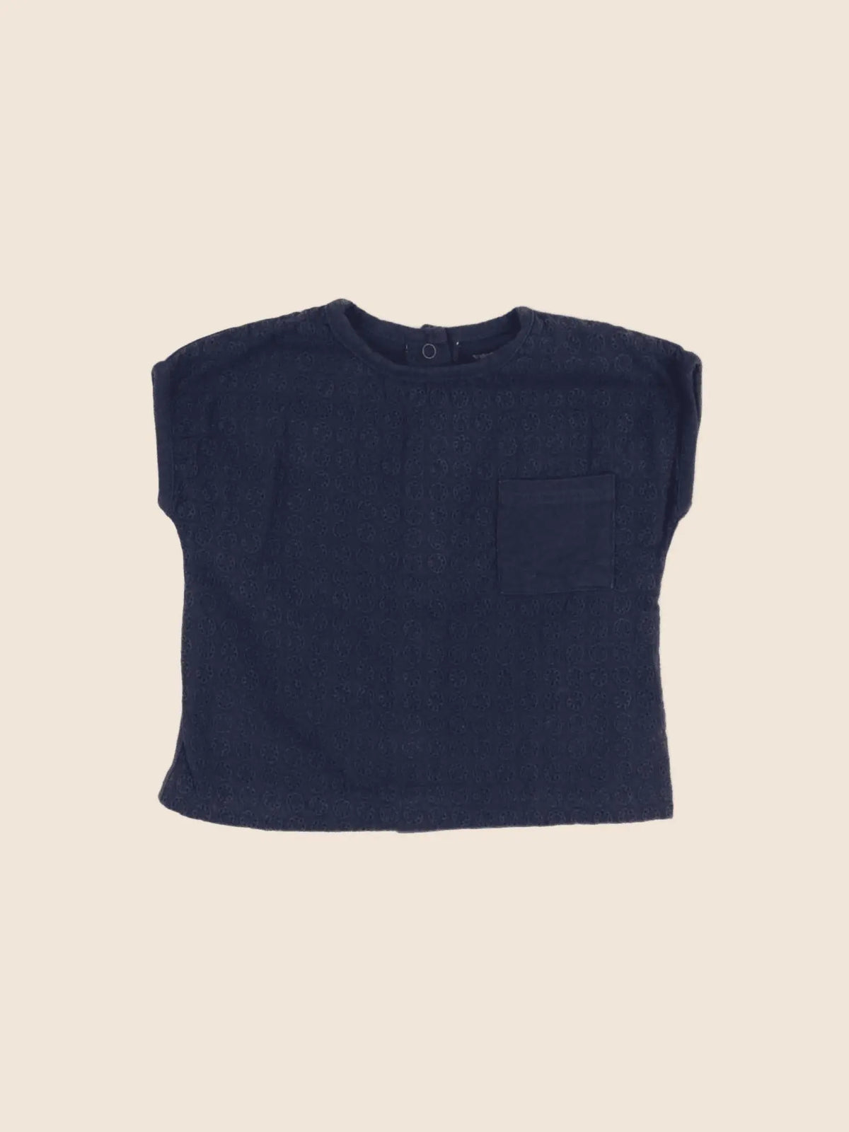 Vertbaudet - tee-shirt bleu - 3 mois
